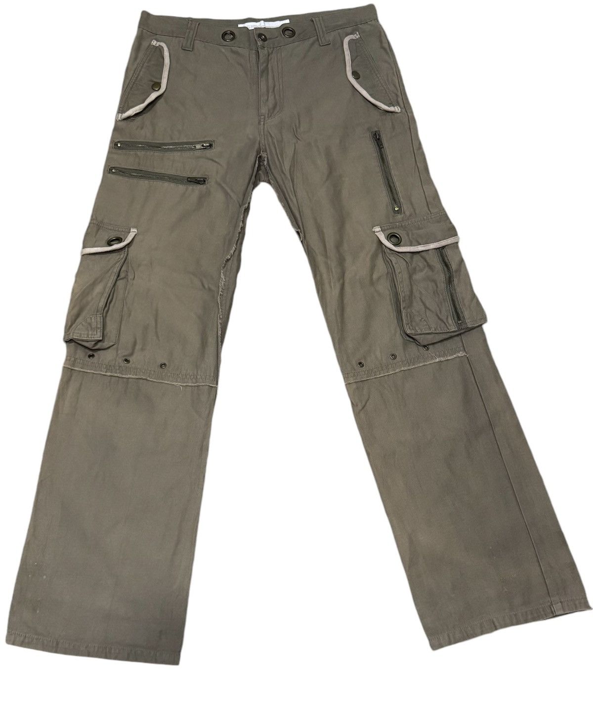 Japanese Brand × Seditionaries Clonedevgru Japanese Brand Cargo Plaid Loose Pants Size US 32 / EU 48 - 1 Thumbnail