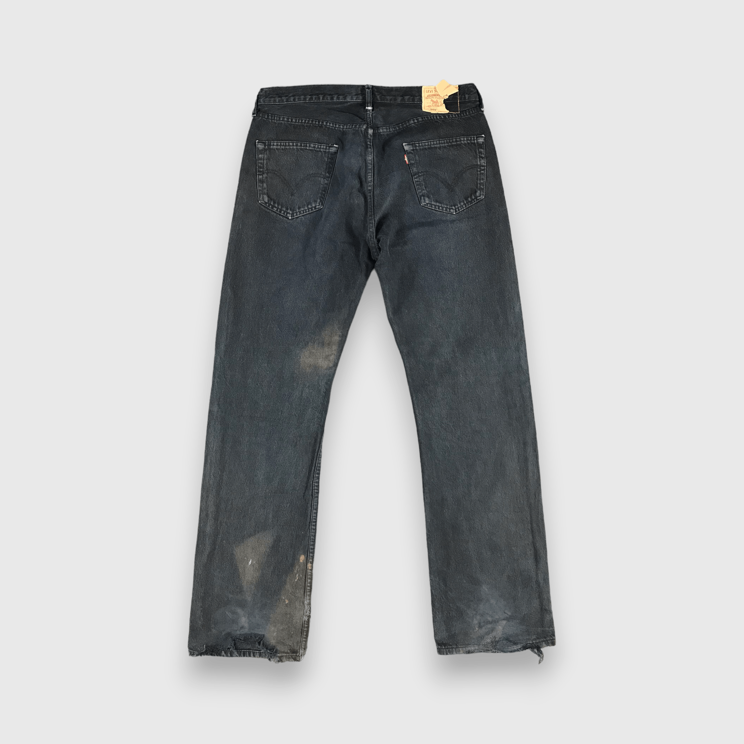 Levi's 90s Vintage Distress Levis 501 Jeans-J1400 Size US 37 - 2 Thumbnail