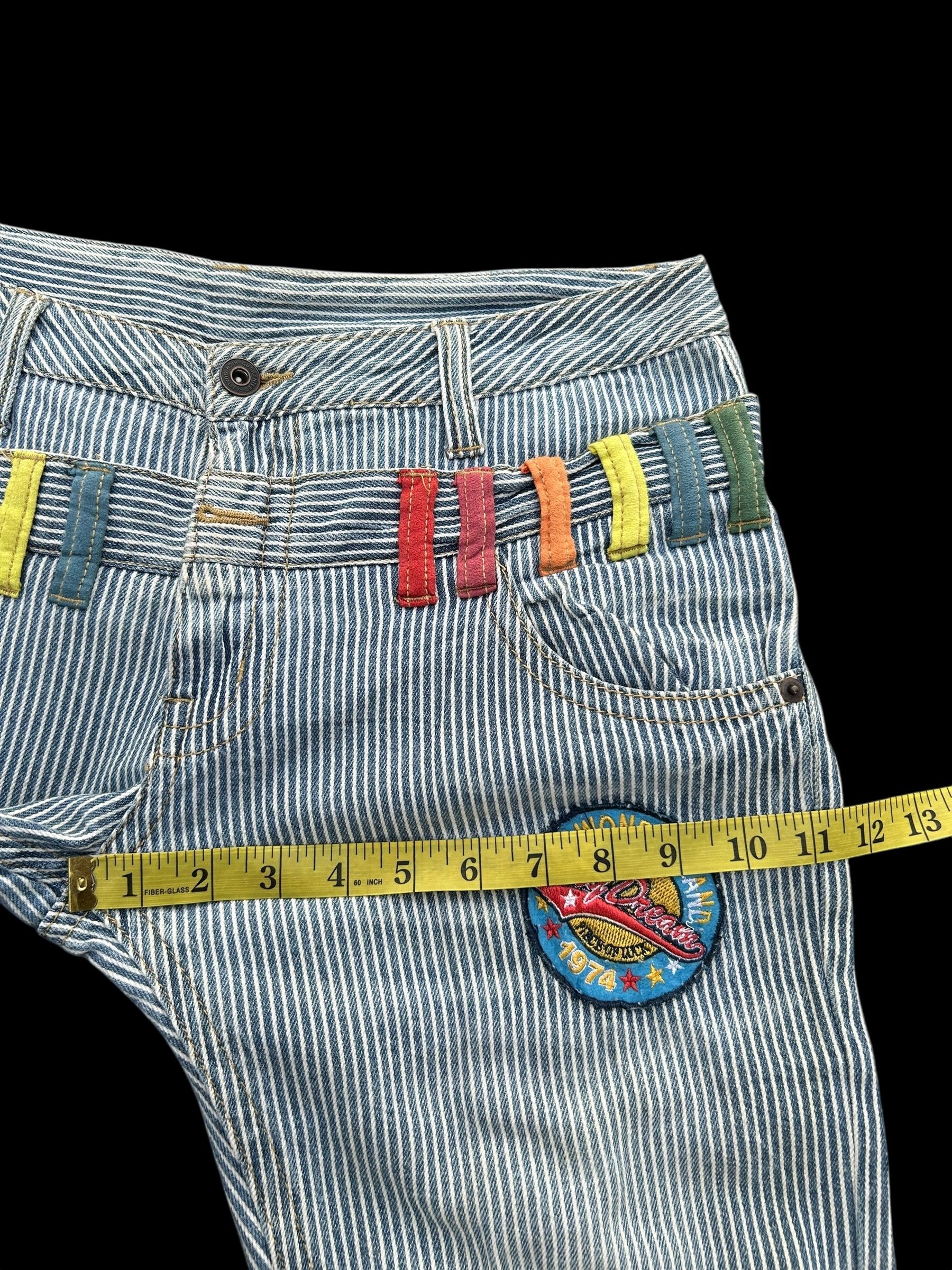 Japanese Brand × Kapital × Vintage Double Waist Hickory Japanese Style Denim Jeans Size US 32 / EU 48 - 13 Thumbnail