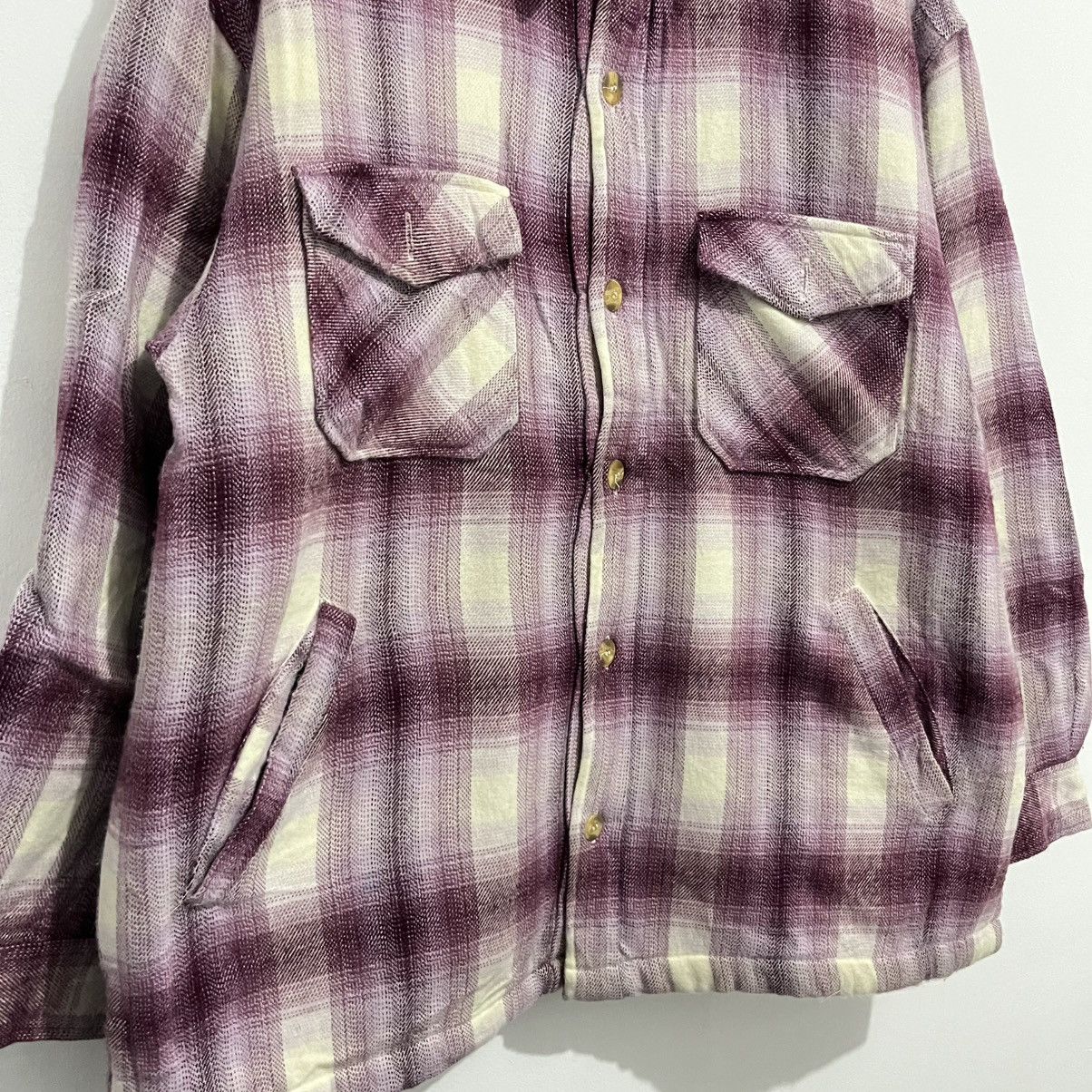 Flannel × Vintage Pract Studio Heavy Flannel Shirt Jacket Size US L / EU 52-54 / 3 - 4 Thumbnail
