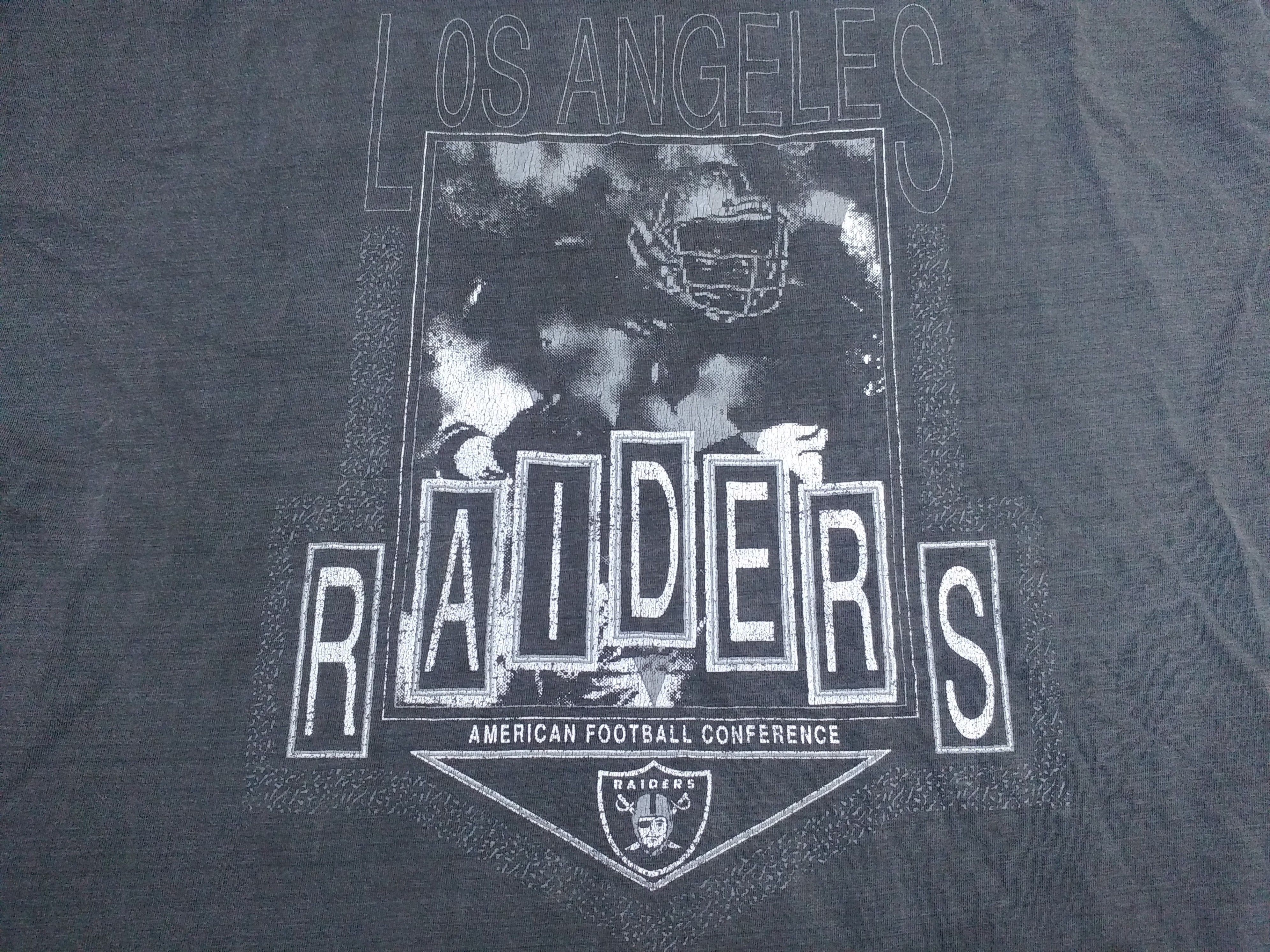 NFL × Vintage Los Angeles RAIDERS t-shirt Campri Teamline vintage jersey L Size US L / EU 52-54 / 3 - 6 Thumbnail
