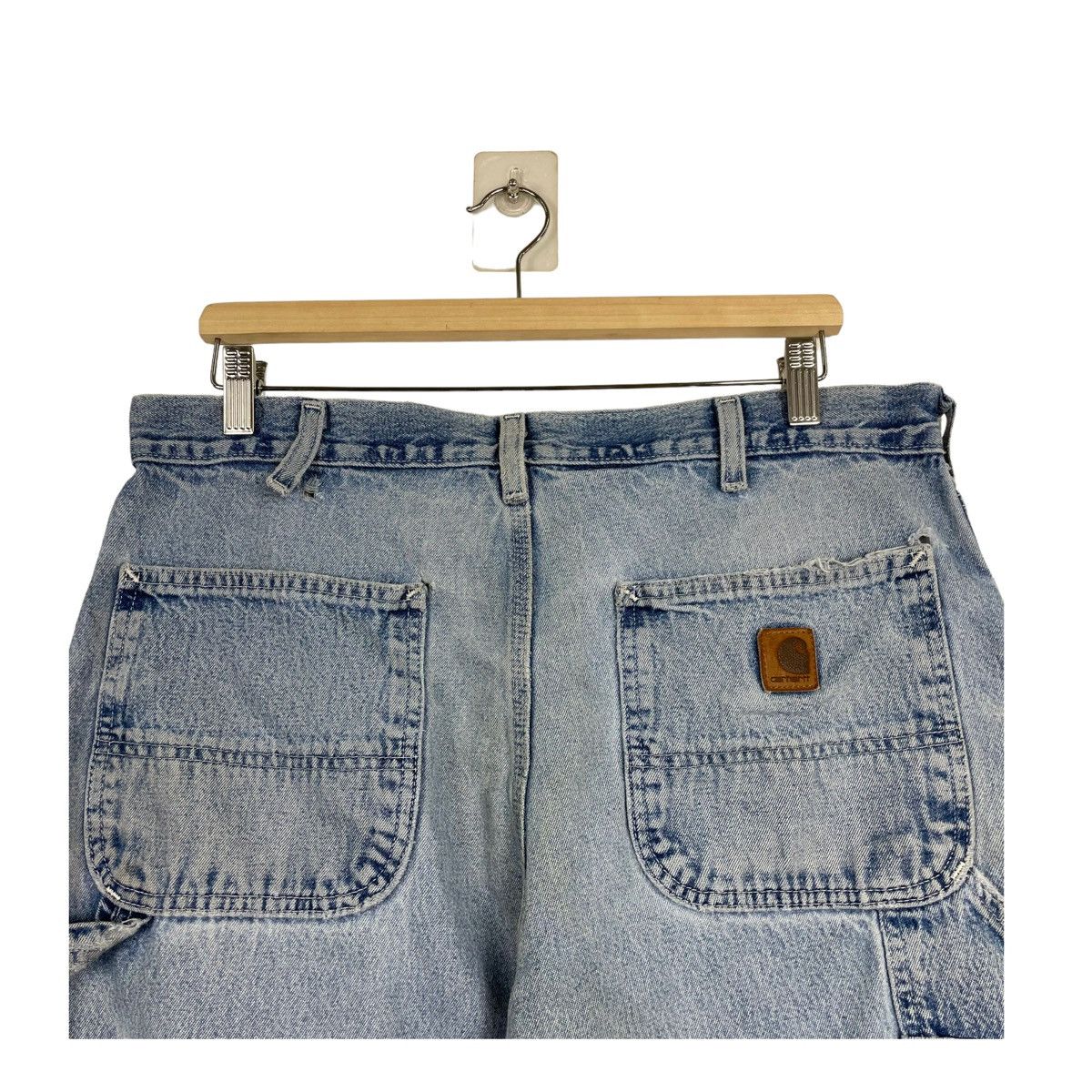 Carhartt × Carhartt Wip × Vintage 💥CARHARTT WIP SINGLE KNEE DISTRESSED JEANS Size US 34 / EU 50 - 8 Thumbnail
