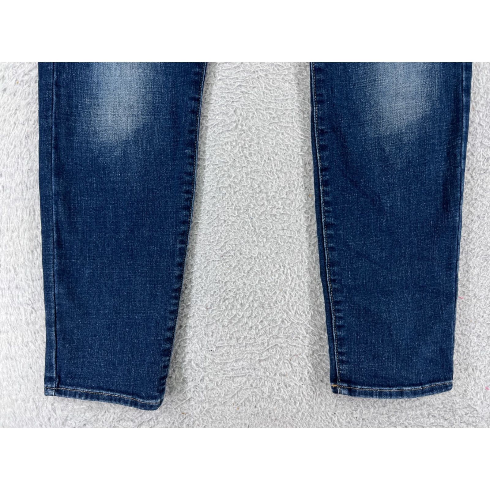 Lucky Brand Lucky Brand Jeans Womens 6 Blue Denim Skinny Regular 5-Pocket Distressed Cotton Blend 90s Style Mens, Womens Size 28" / US 6 / IT 42 - 6 Thumbnail