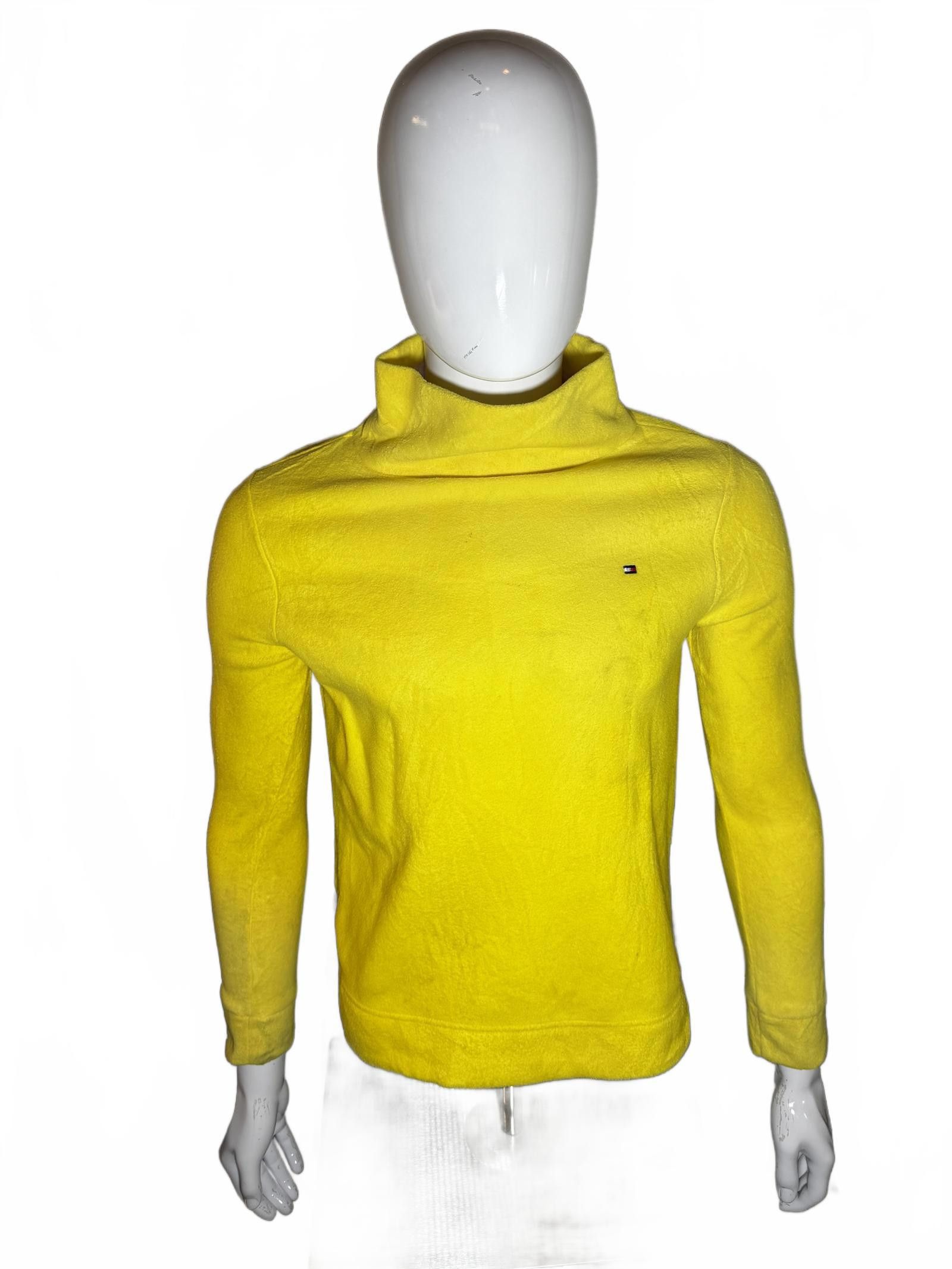 Tommy Hilfiger Tommy Hilfiger Yellow Pullover Fleece Size US S / EU 44-46 / 1 - 1 Thumbnail