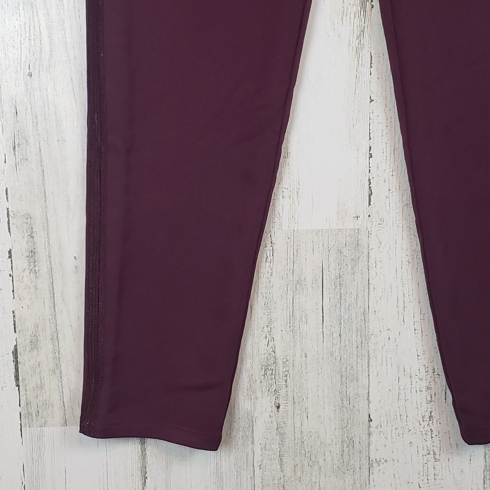 Other NWT Color Block Burgundy Purple Stretchy Lounge Pants 4 Size 27" / US 4 / IT 40 - 6 Thumbnail