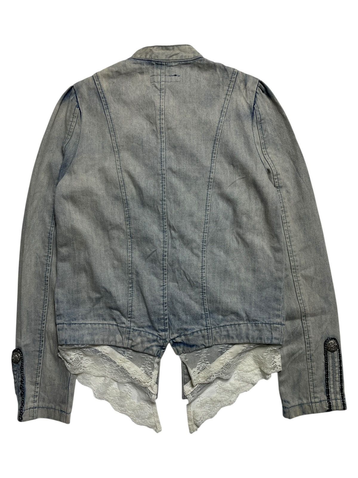 Japanese Brand 2000’s Drcws - Napoleon Wash Denim Jacket Size S / US 4 / IT 40 - 11 Thumbnail