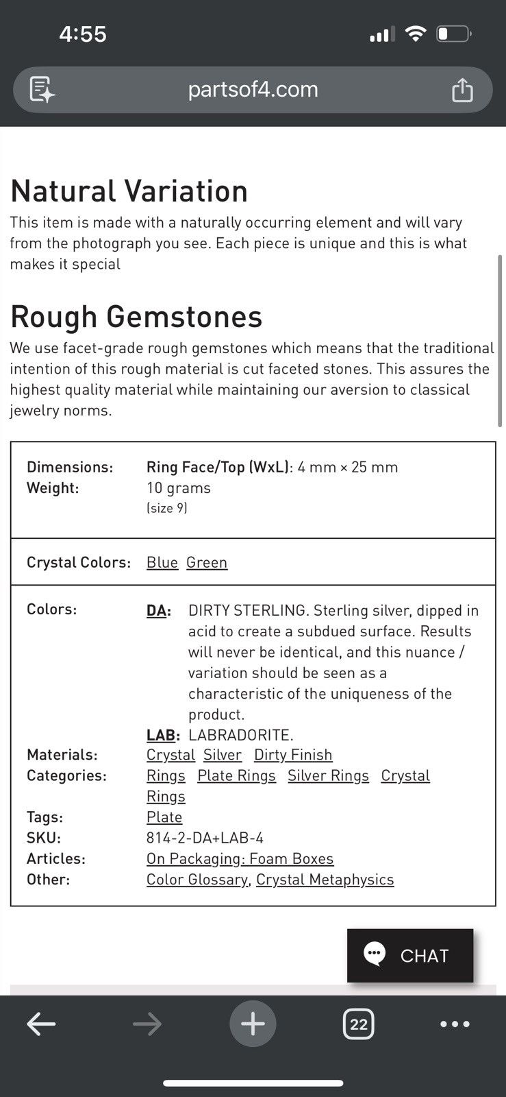 Parts Of Four Plate Ring Size 12 Size ONE SIZE - 15 Thumbnail