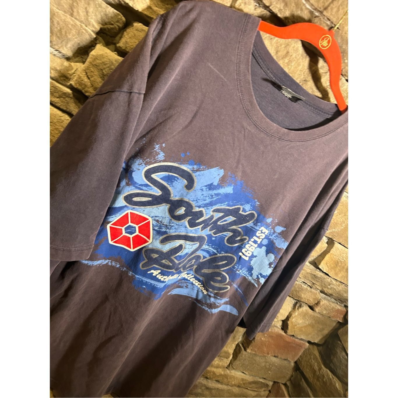 Southpole Vintage Y2K south pole grunge punk blue XXL tshirt core fade Size US XXL / EU 58 / 5 - 2 Thumbnail