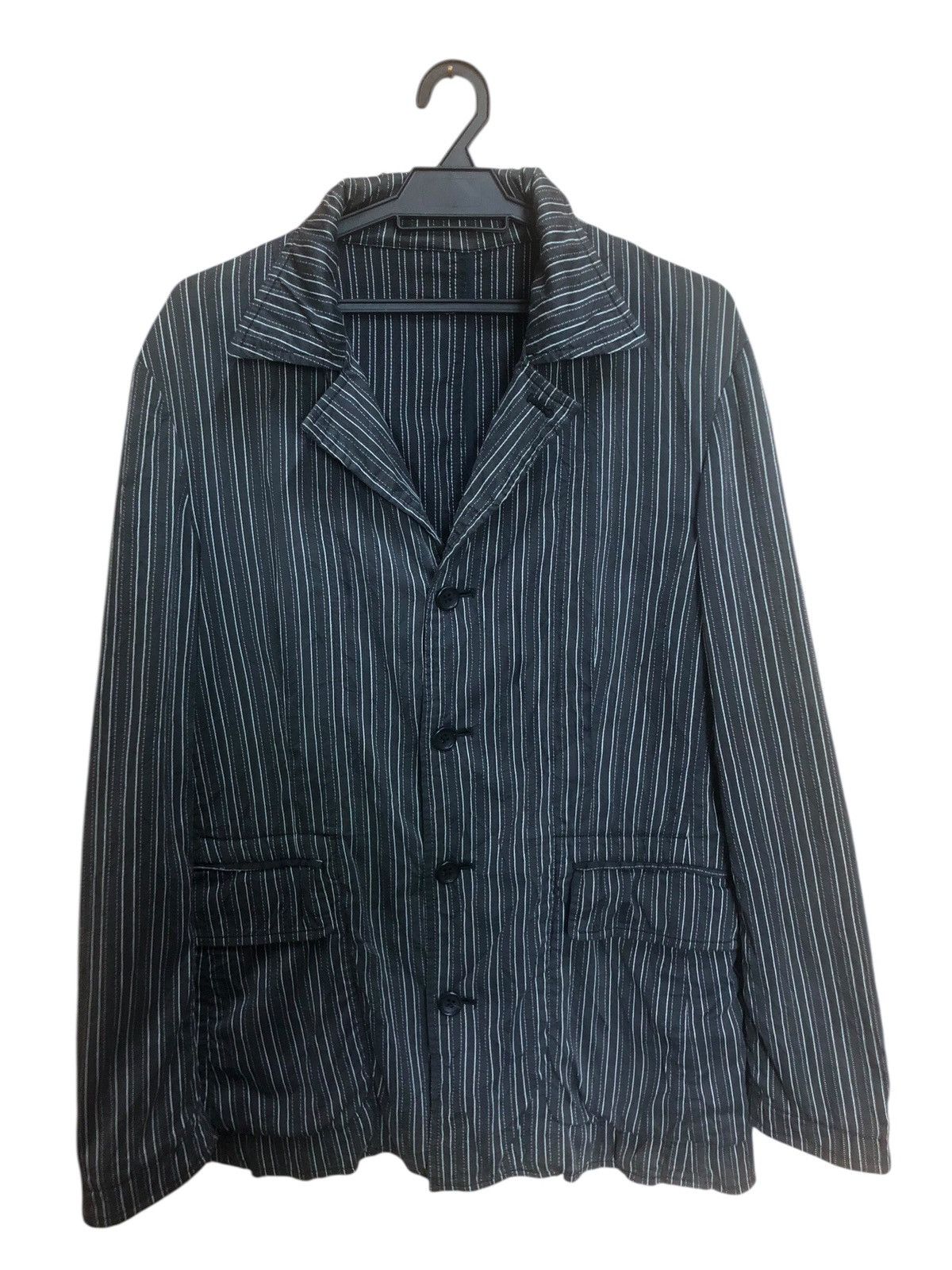 5351 POUR LES HOMMES 5351 Pour Less Homme Stripe Jacket Size US M / EU 48-50 / 2 - 1 Thumbnail