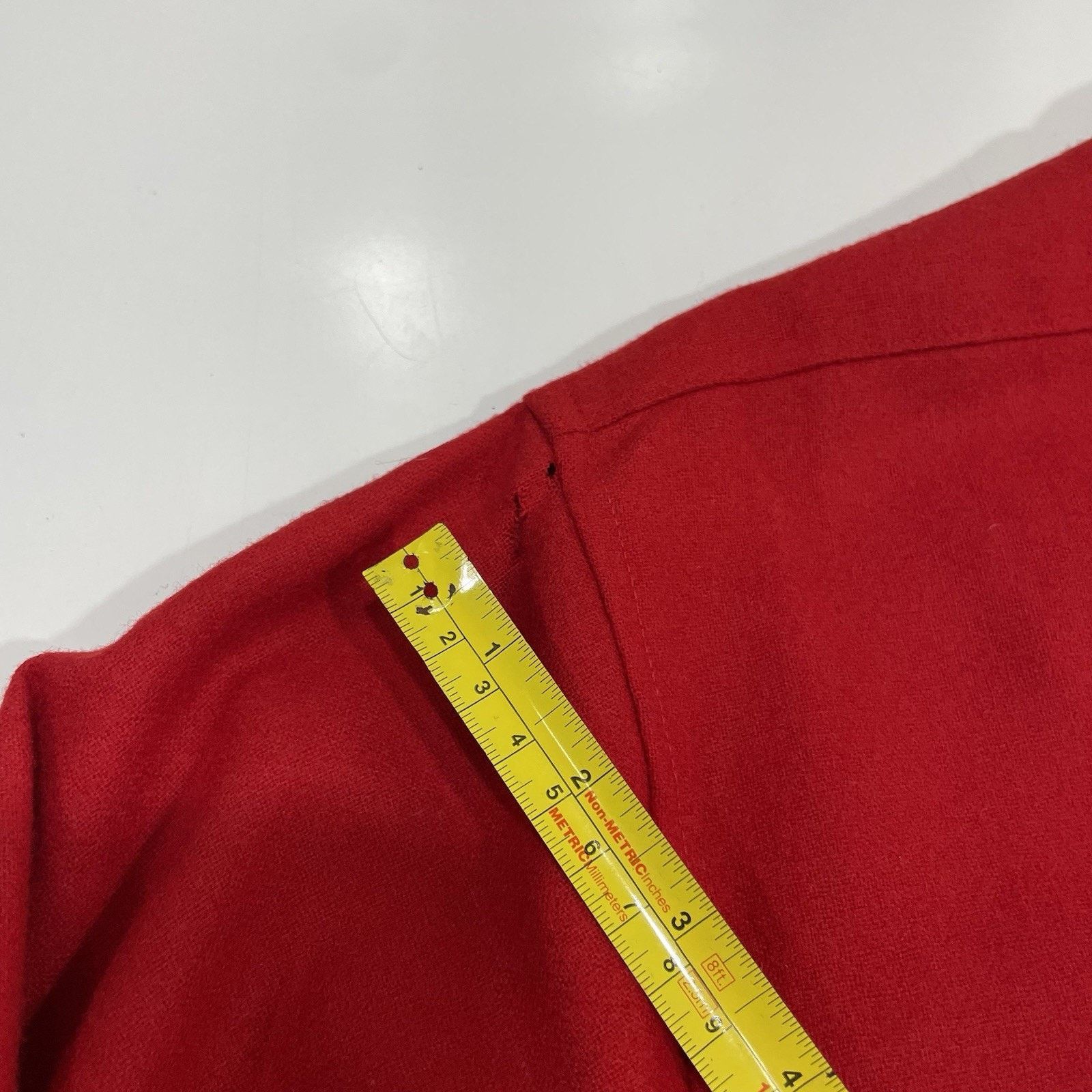Pendleton VTG 70's Pendleton Men's Red Virgin Wool Shirt *flawed USA L Size US L / EU 52-54 / 3 - 7 Thumbnail