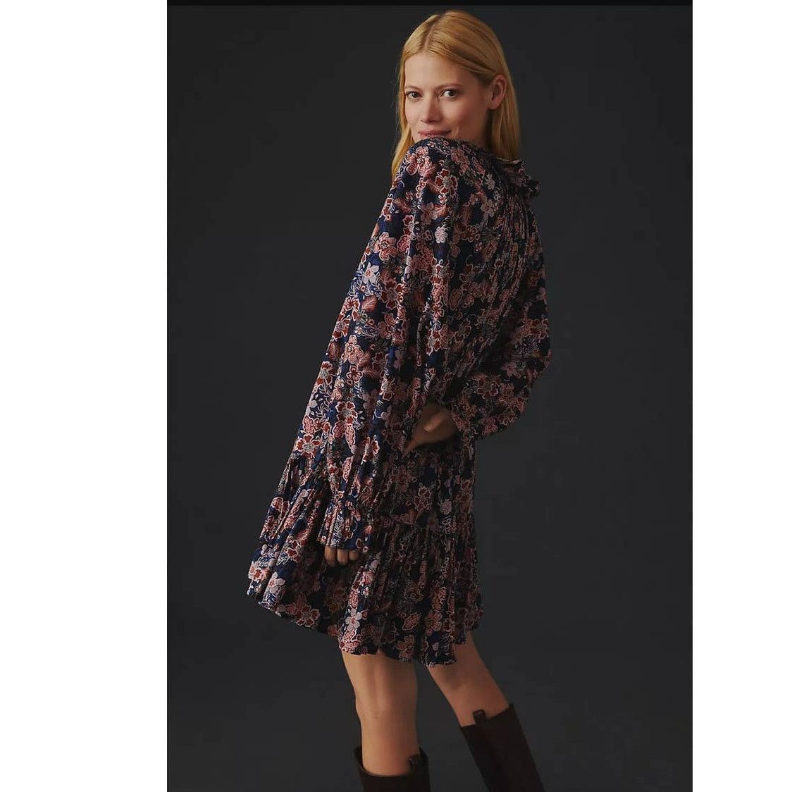 Anthropologie New Anthropologie Sundry Floral Boho Mini Dress $284 SMALL Size S / US 4 / IT 40 - 4 Thumbnail