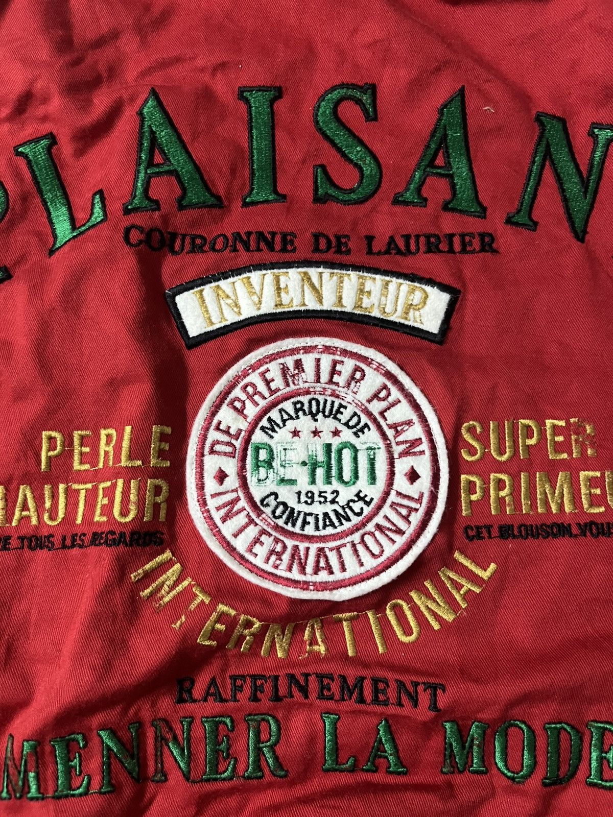 If Six Was Nine 🔥Offer Me 🔥 VINTAGE PLAISANT SUPER PRIMEUR BIG LOGO JACKET Size US L / EU 52-54 / 3 - 5 Thumbnail