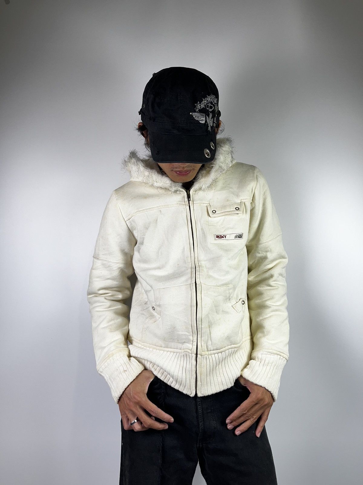 If Six Was Nine × Japanese Brand × Le Grande Bleu (L.G.B.) Fur hoodie roxy ifsixwasnine style Size US M / EU 48-50 / 2 - 5 Thumbnail