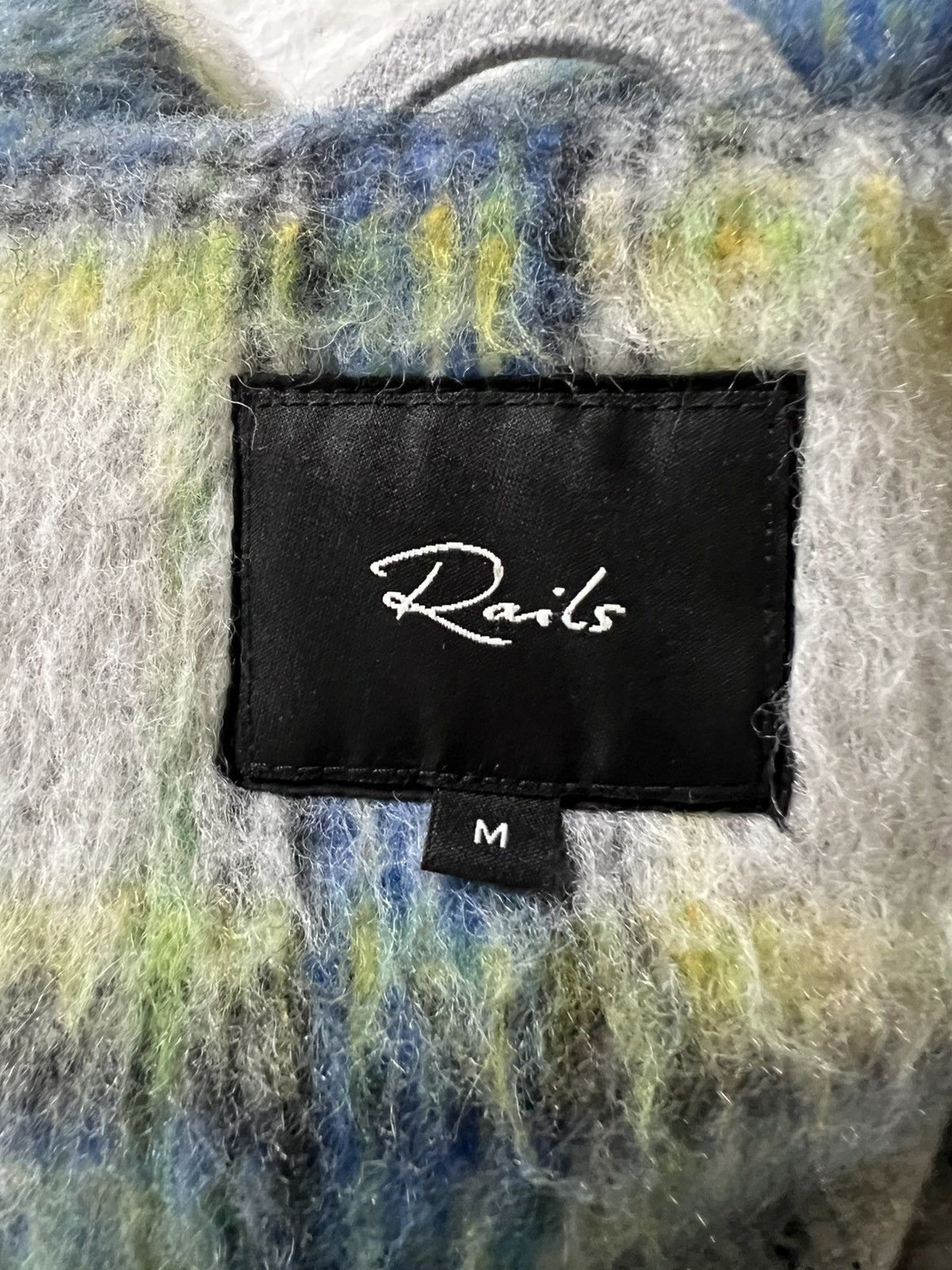 Rails Rails Turner Shacket Cobalt Lime Smoke Plaid Oversized Size M / US 6-8 / IT 42-44 - 12 Thumbnail