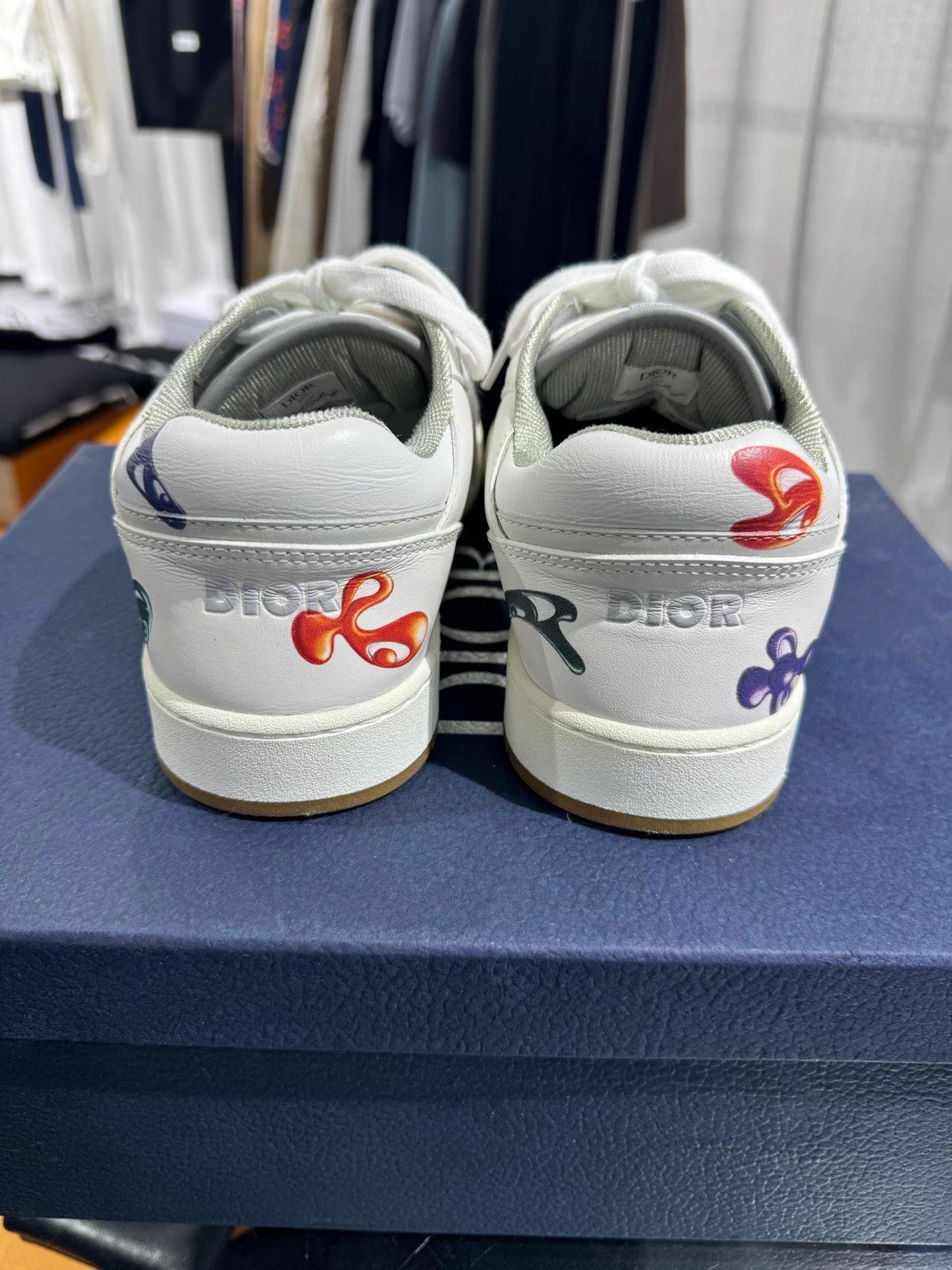 Dior Dior Kenny collaboration b27 elf graffiti sneakers/sneakers Size US 6 / EU 39 - 3 Thumbnail