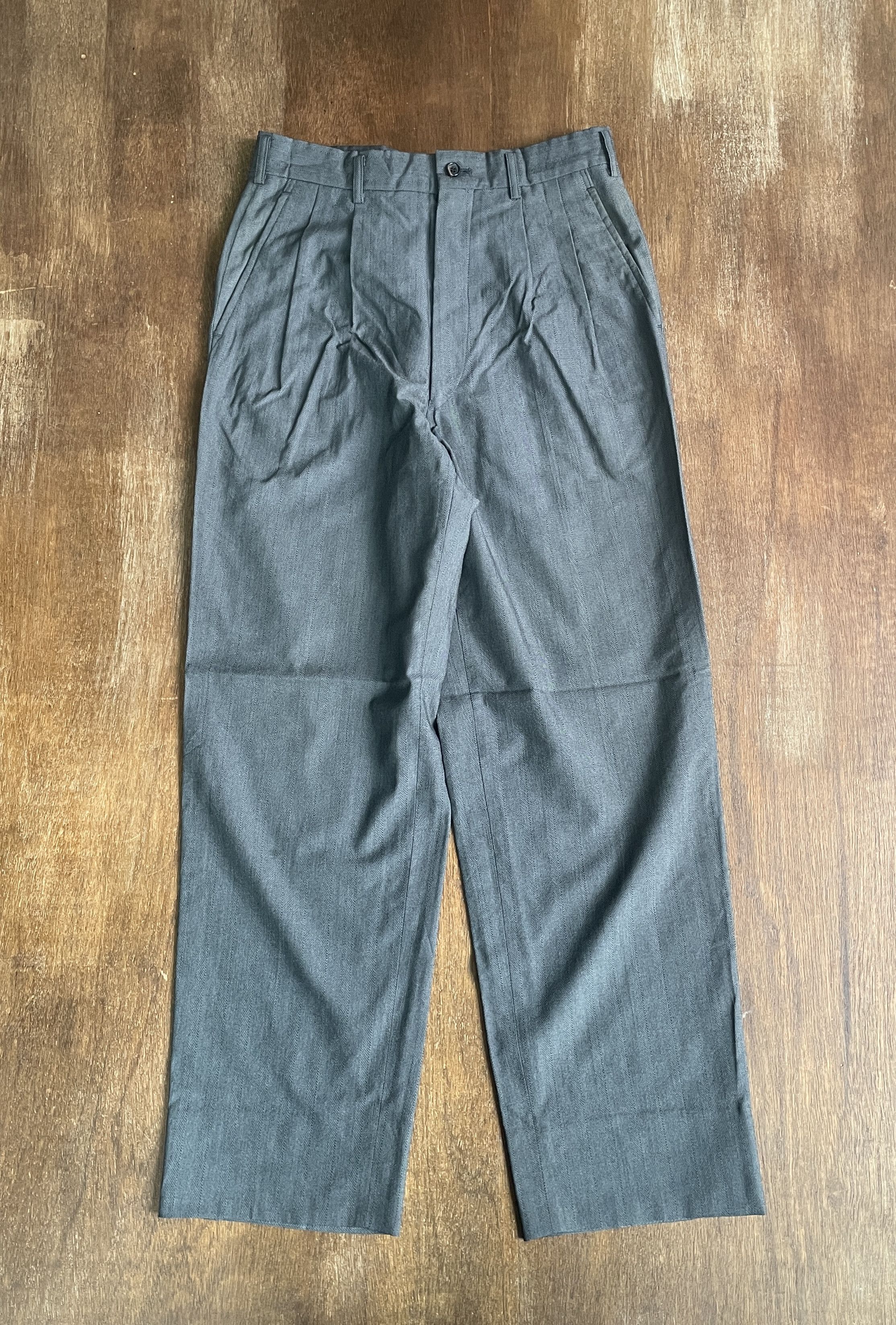 Comme des Garcons Homme Deux CDGH Deux 1990 Vintage Wool Laine Pants Size US 30 / EU 46 - 1 Thumbnail