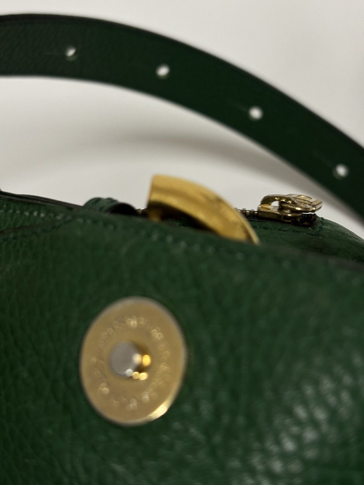 Delvaux RARE 1997 Souverain Leather Gold Hardware Shoulder Hand Bag Size ONE SIZE - 10 Thumbnail