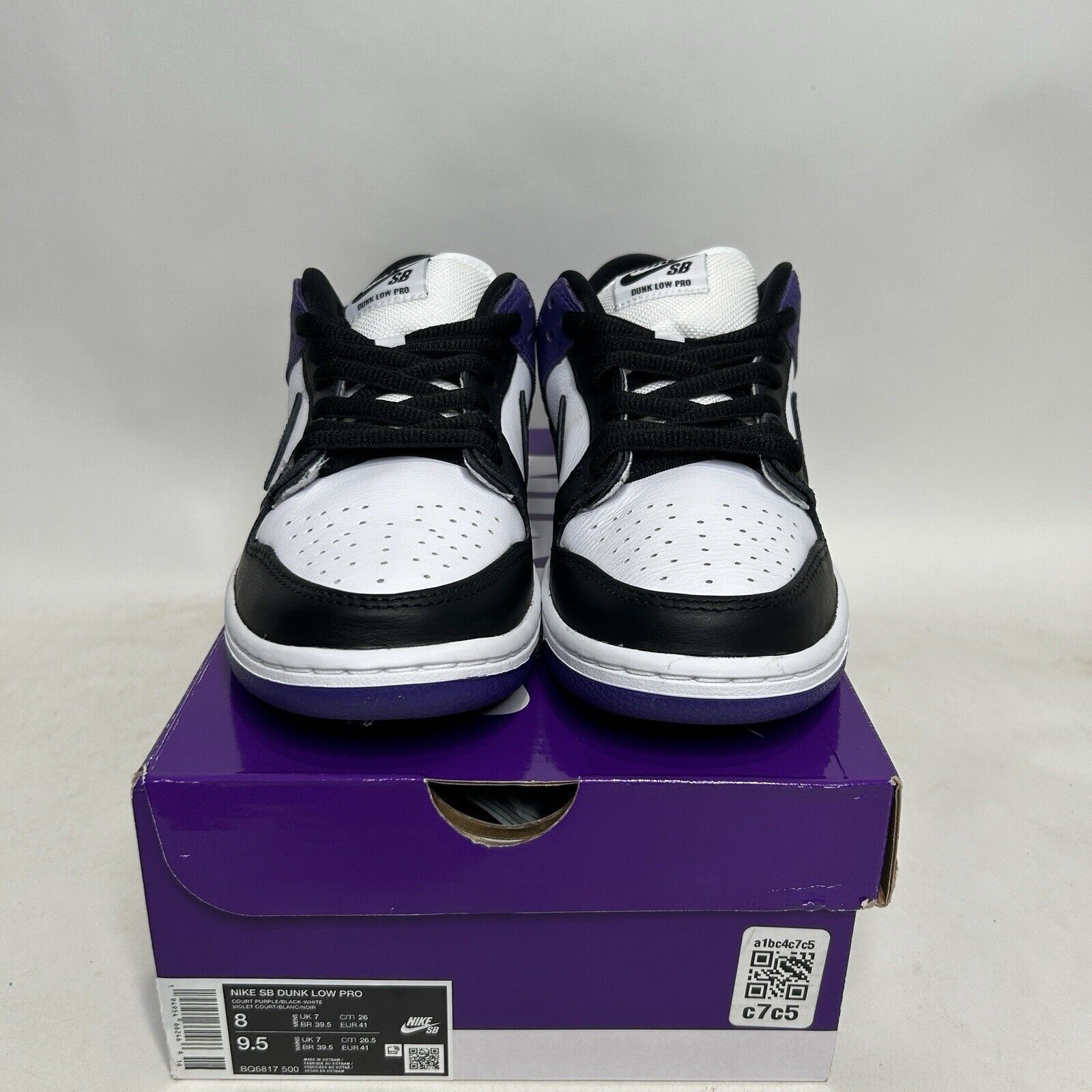 Nike Nike SB Dunk Low Pro “Court Purple” 2024 Size US 8 / EU 41 - 2 Thumbnail