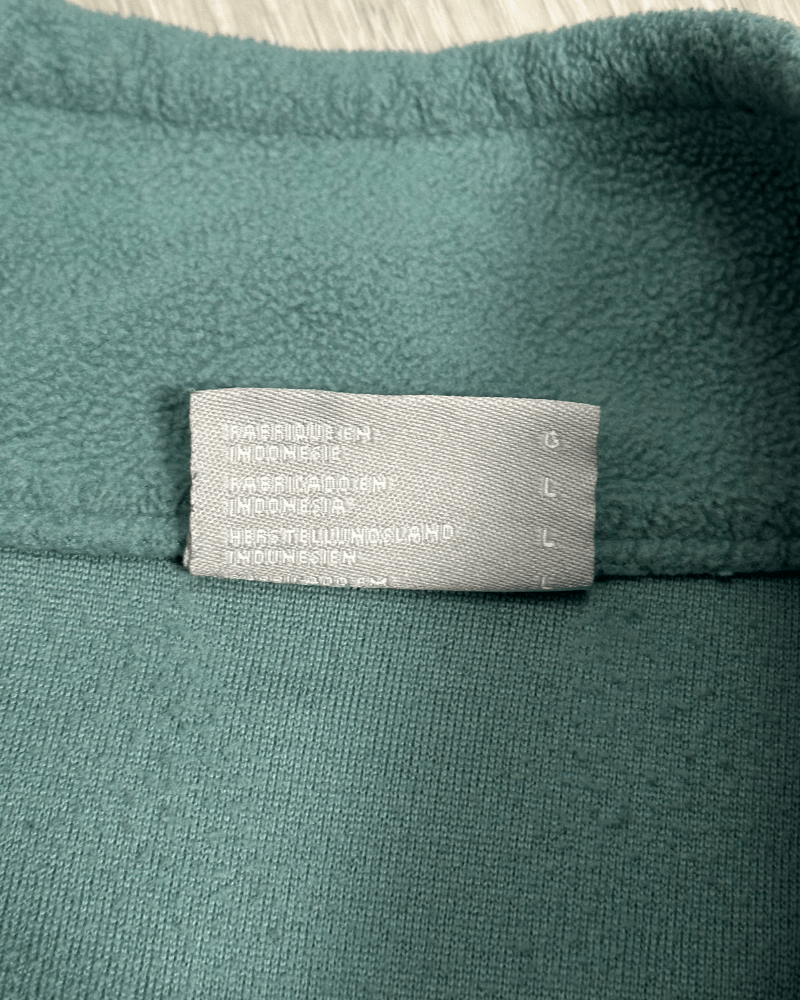 Columbia Columbia 1/4-Zip Teal Fleece Pullover - Men's Size Large Size US L / EU 52-54 / 3 - 7 Thumbnail