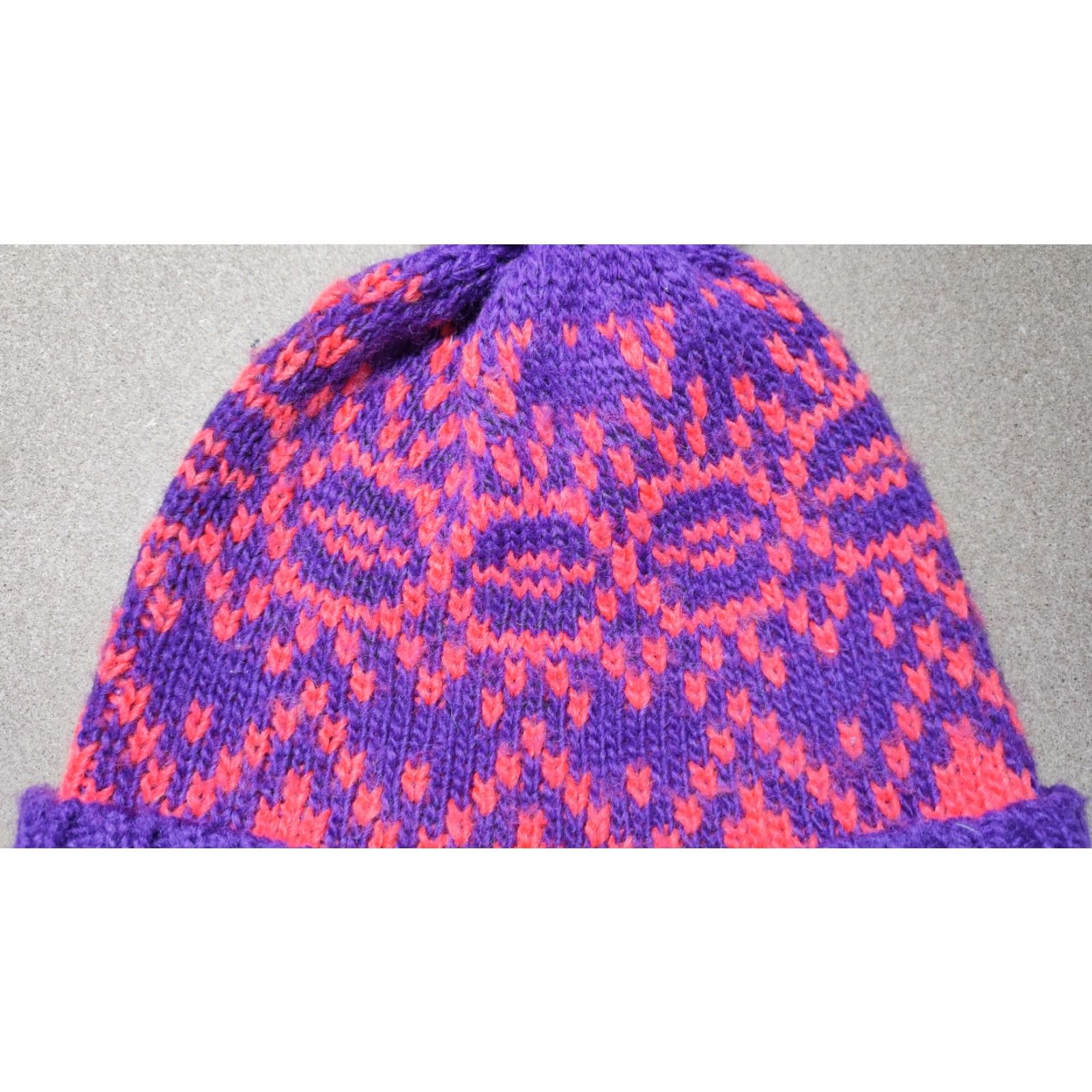 Helly Hansen Helly Hansen Womens Beanie Hat One Size Winter Thermal Striped Pom Knit Wool Acrylic Multicolor Hat Womens Size ONE SIZE - 3 Thumbnail