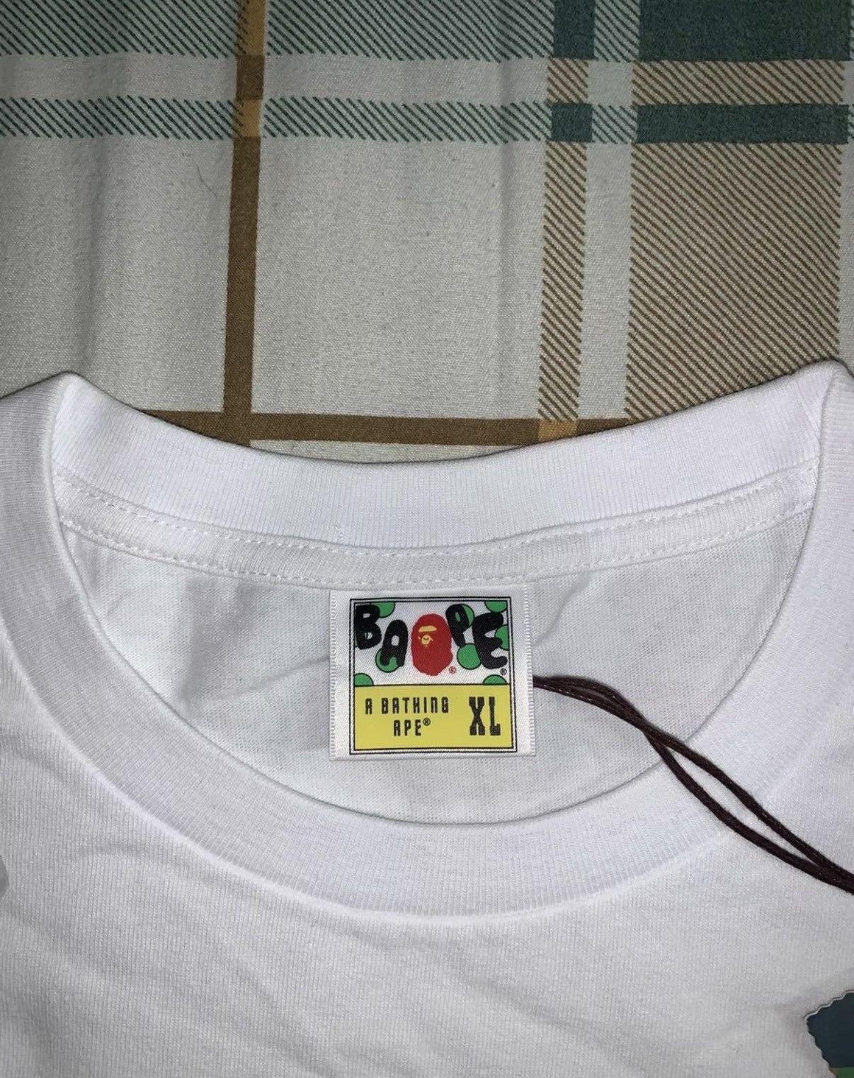 Bape BAPE OG Nigo era white short-sleeve tee Size US XL / EU 56 / 4 - 3 Thumbnail