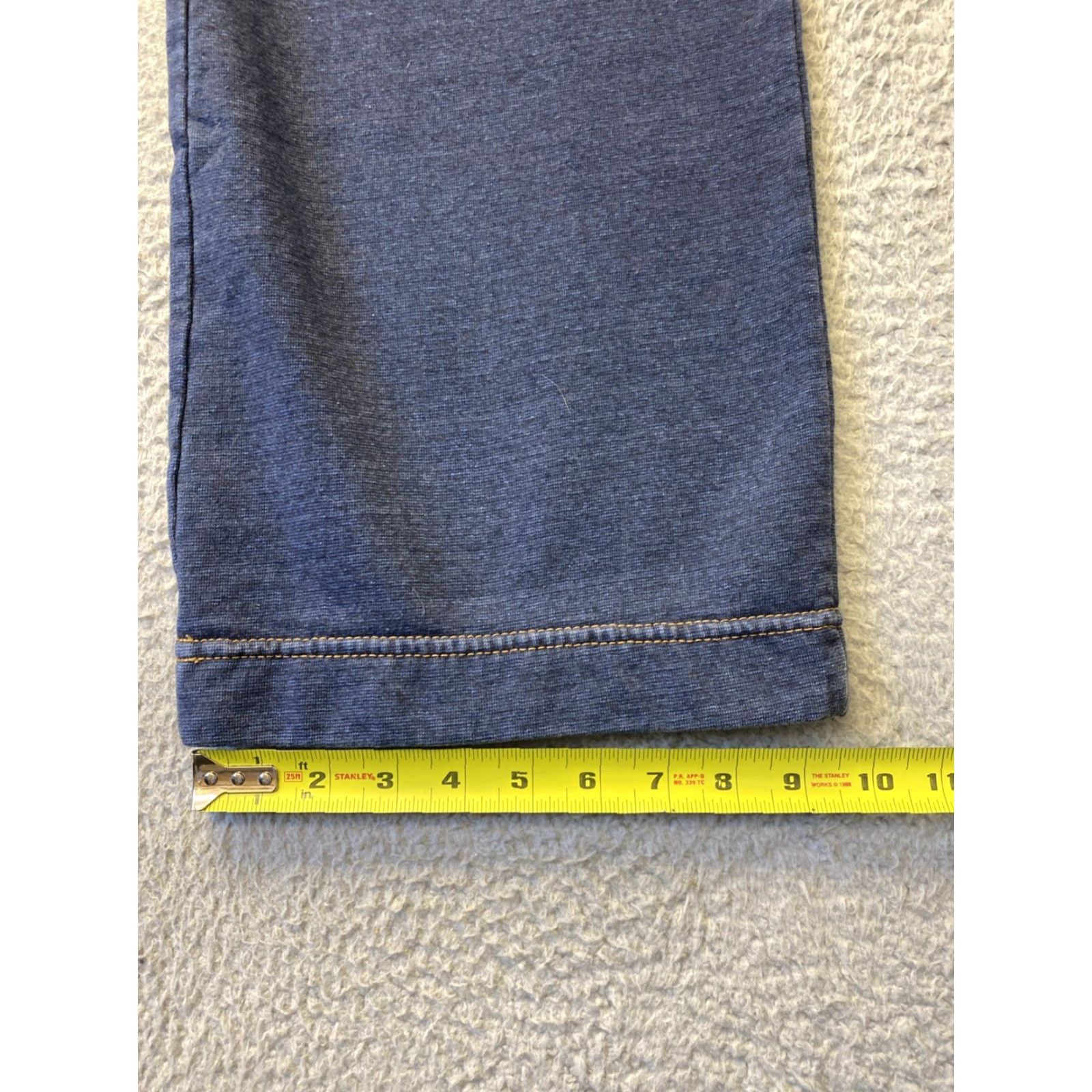 Ralph Lauren Ralph Lauren Jeans Wide-Leg Denim - Women - Size L - Blue - Lightweight Cotton Blend - High Rise - 5-Pocket - Zip Closure Size 36" / US 14 / IT 50 - 6 Thumbnail