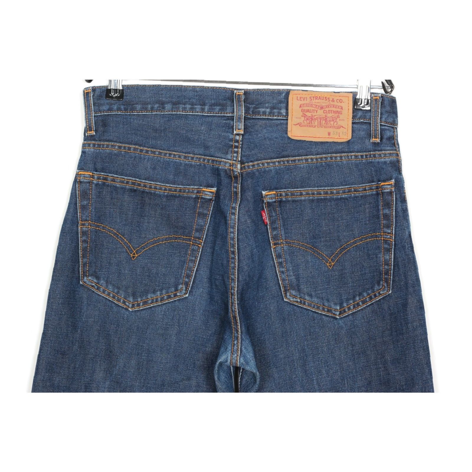 Levi's VINTAGE Levi’s Bootcut Jeans Men Size W33 L32 DZ6931 - Levi's Jeans Men 33x32 Blue Vintage Boots Cut Denim Regular Rise Mid 10-12in 5-Pocket - Mens Size US 33 - 3 Thumbnail