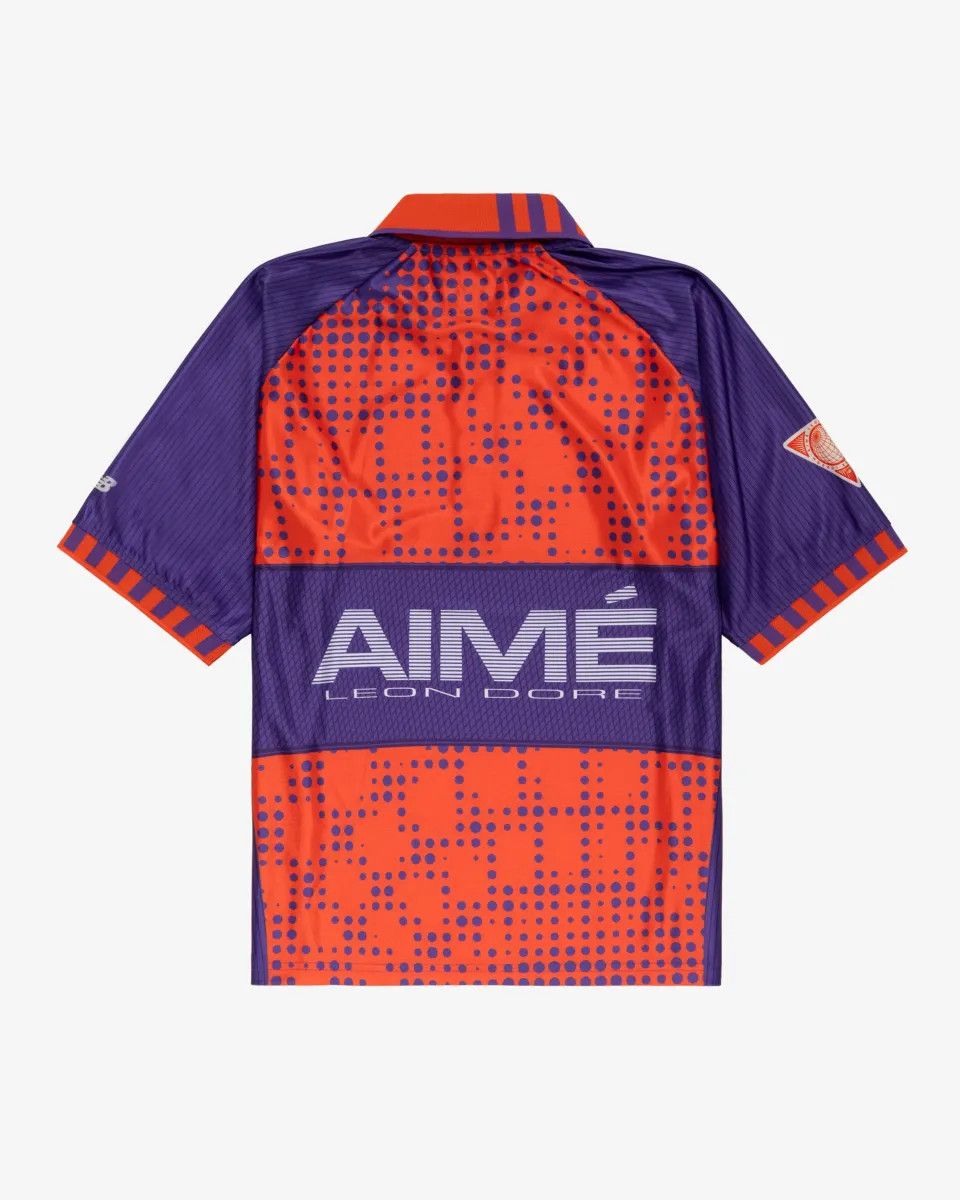 Aime Leon Dore × New Balance o1mle0725 ALD New Balance Sport Zip Polo Shirt Purple/Orange Size US M / EU 48-50 / 2 - 4 Thumbnail
