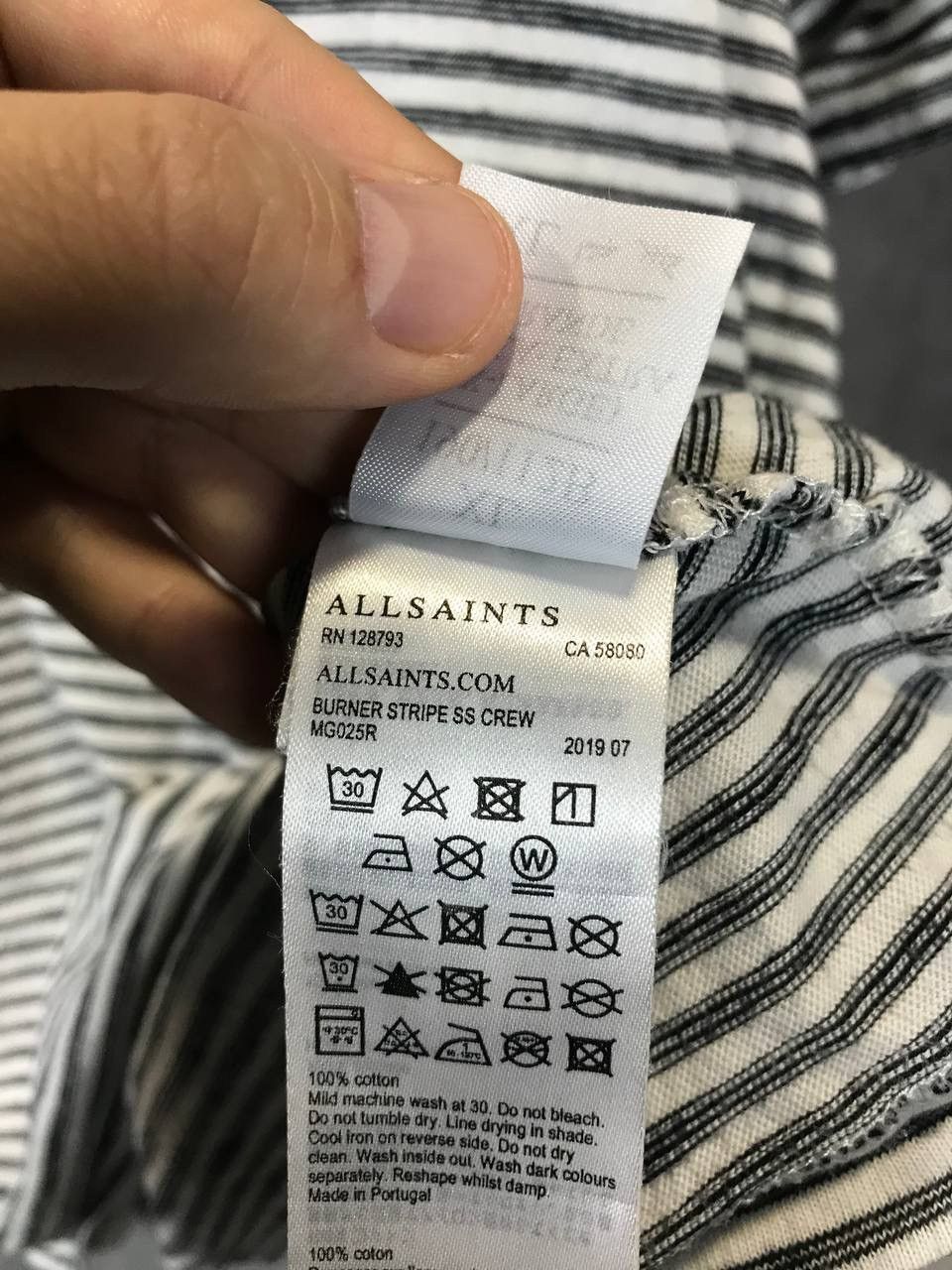 Allsaints Allsaints oversized center logo tee Size US XL / EU 56 / 4 - 6 Thumbnail