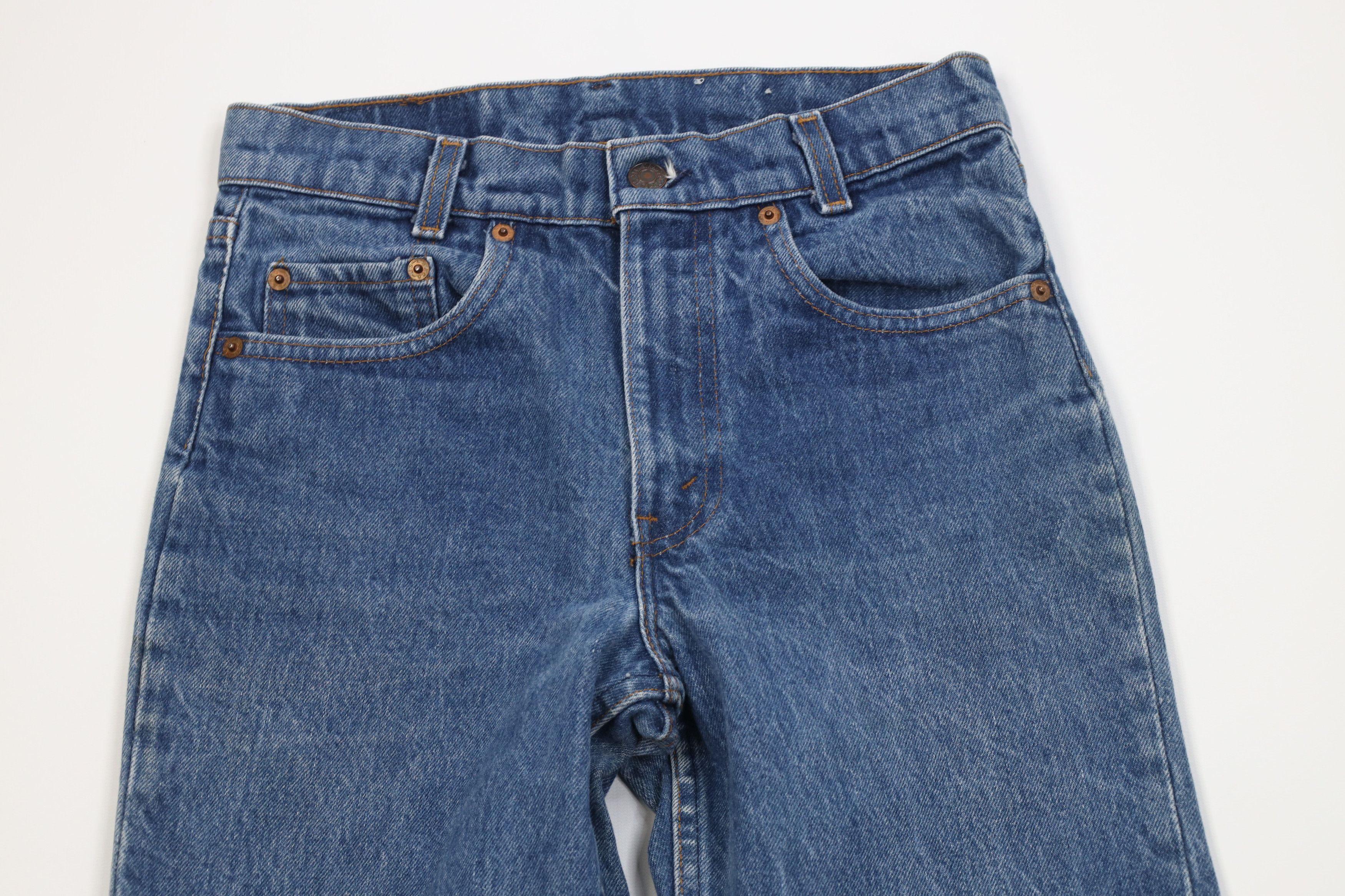 Levi's Vintage 80s Levis 706 Fit Faded Denim Jeans Blue Cotton USA Size 28" / US 6 / IT 42 - 2 Thumbnail