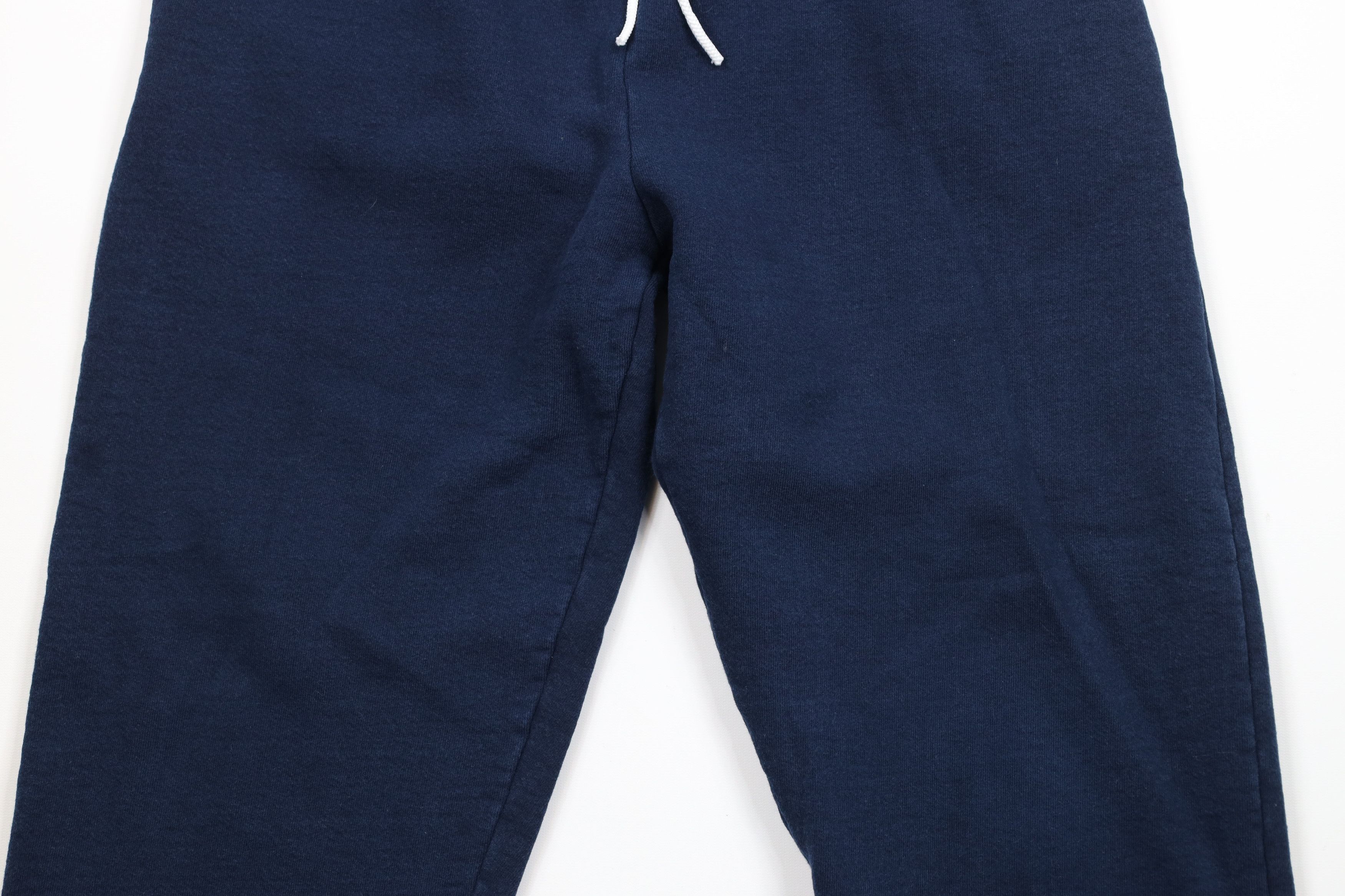 Vintage Vintage 90s Streetwear Heavyweight Sweatpants Joggers Navy Size US 36 / EU 52 - 3 Thumbnail