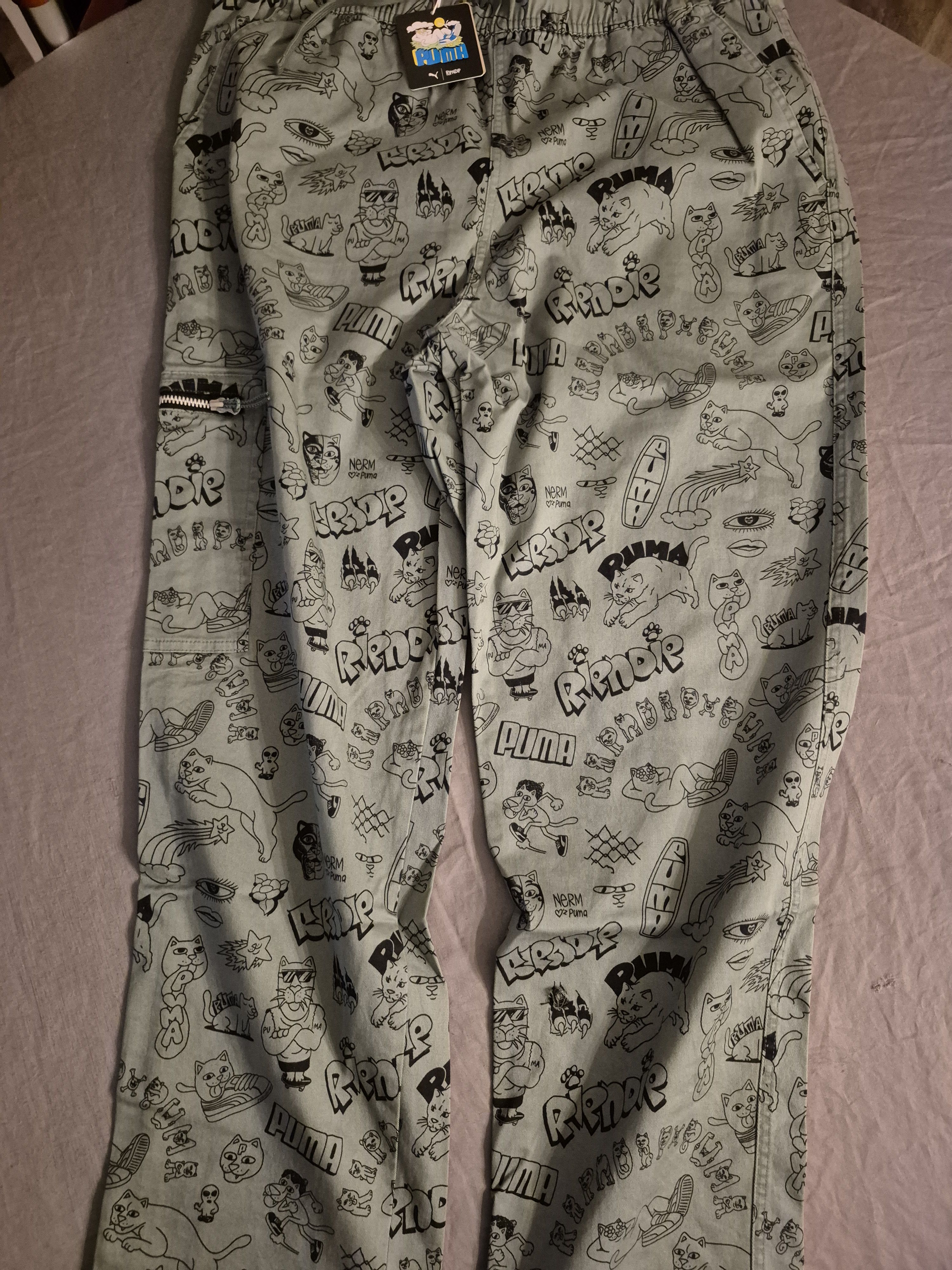 Puma Puma x Rip N Dip Eucalyptus Twill Pants Size Medium Size US 32 / EU 48 - 2 Thumbnail