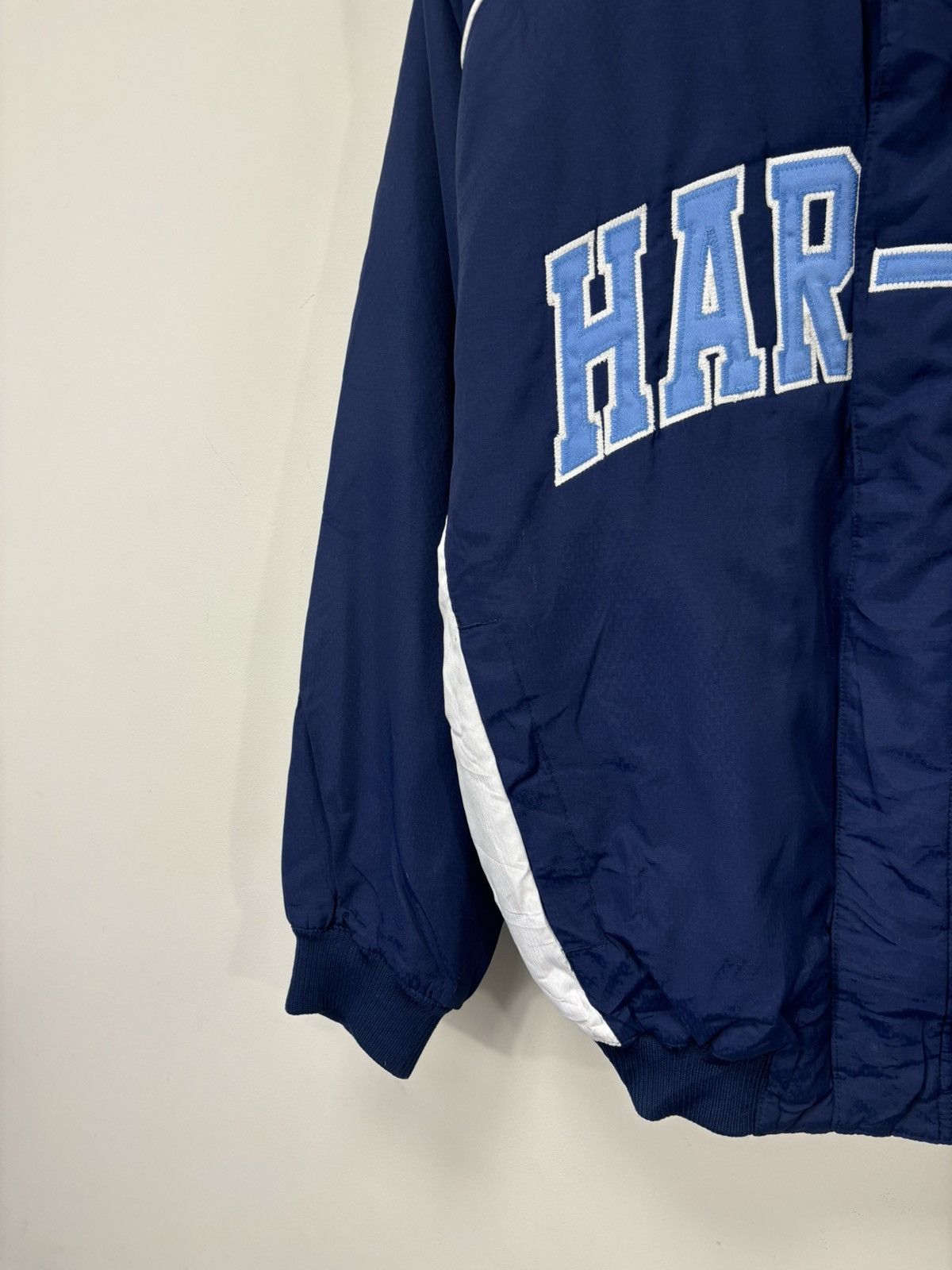 Russell Athletic Vintage Russell Athletic Big Logo Blue Nylon Bomber Jacket Size US S / EU 44-46 / 1 - 5 Thumbnail