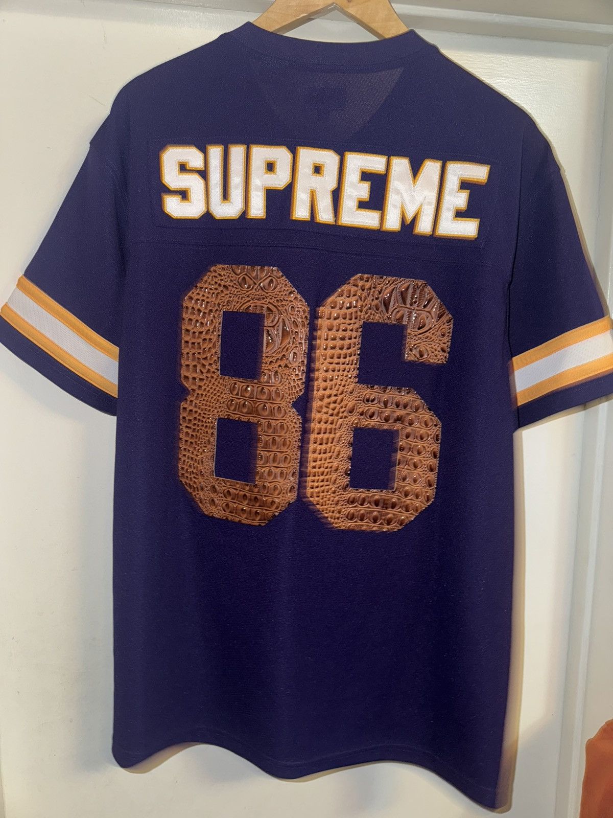 Supreme Faux Croc Football Jersey