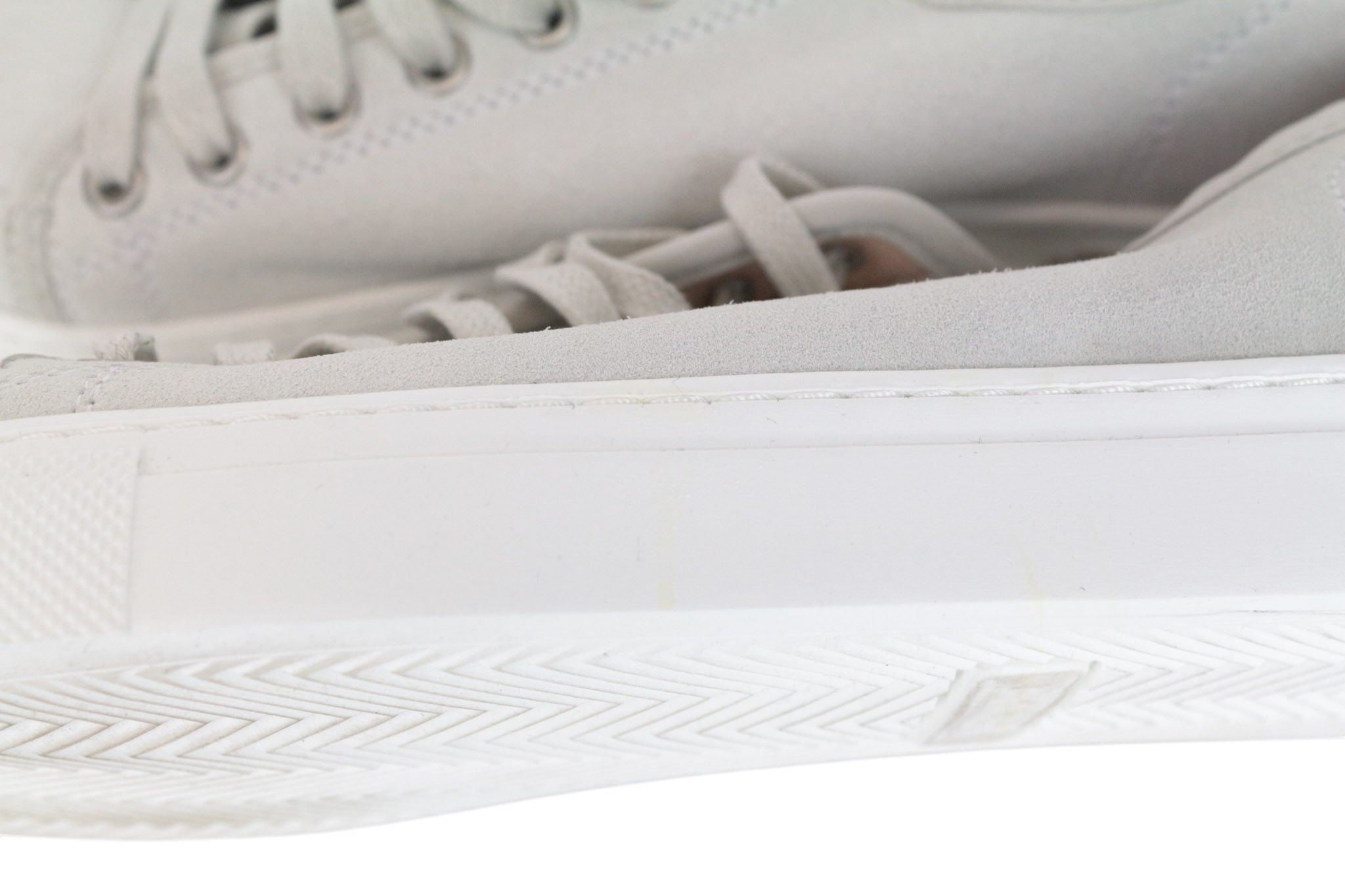 Suitsupply EU39 Grey Off-White Leather Sneakers 67441 Size US 6 / EU 39 - 8 Thumbnail