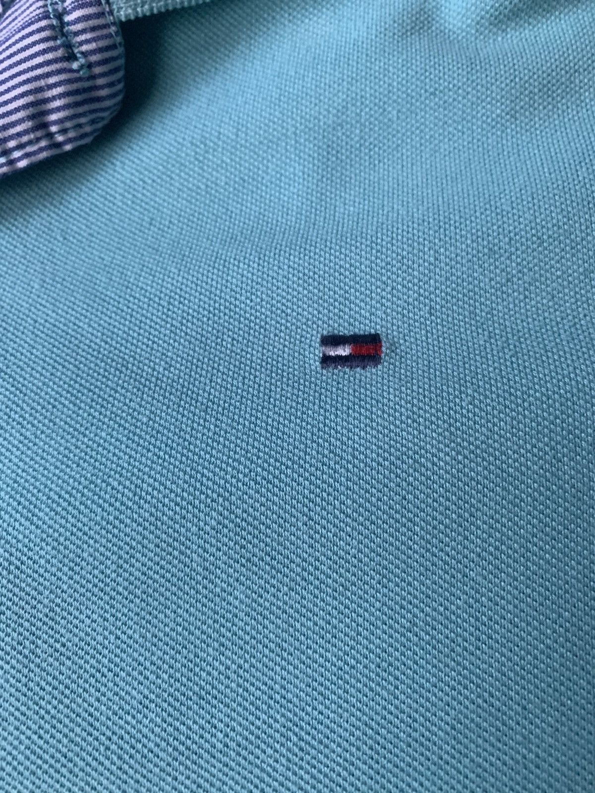 Tommy Hilfiger Tommy Hilfiger Cyan Polo Size US M / EU 48-50 / 2 - 2 Thumbnail