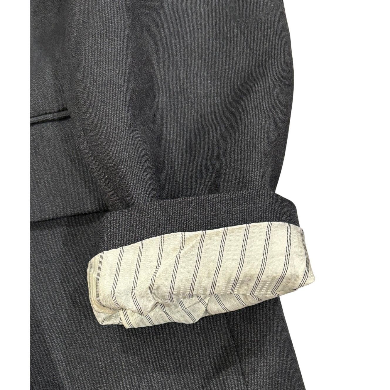 Rag & Bone *R43 RAG & BONE Men's Yorke Wool Top Coat Gray Size 44 Size US L / EU 52-54 / 3 - 7 Thumbnail