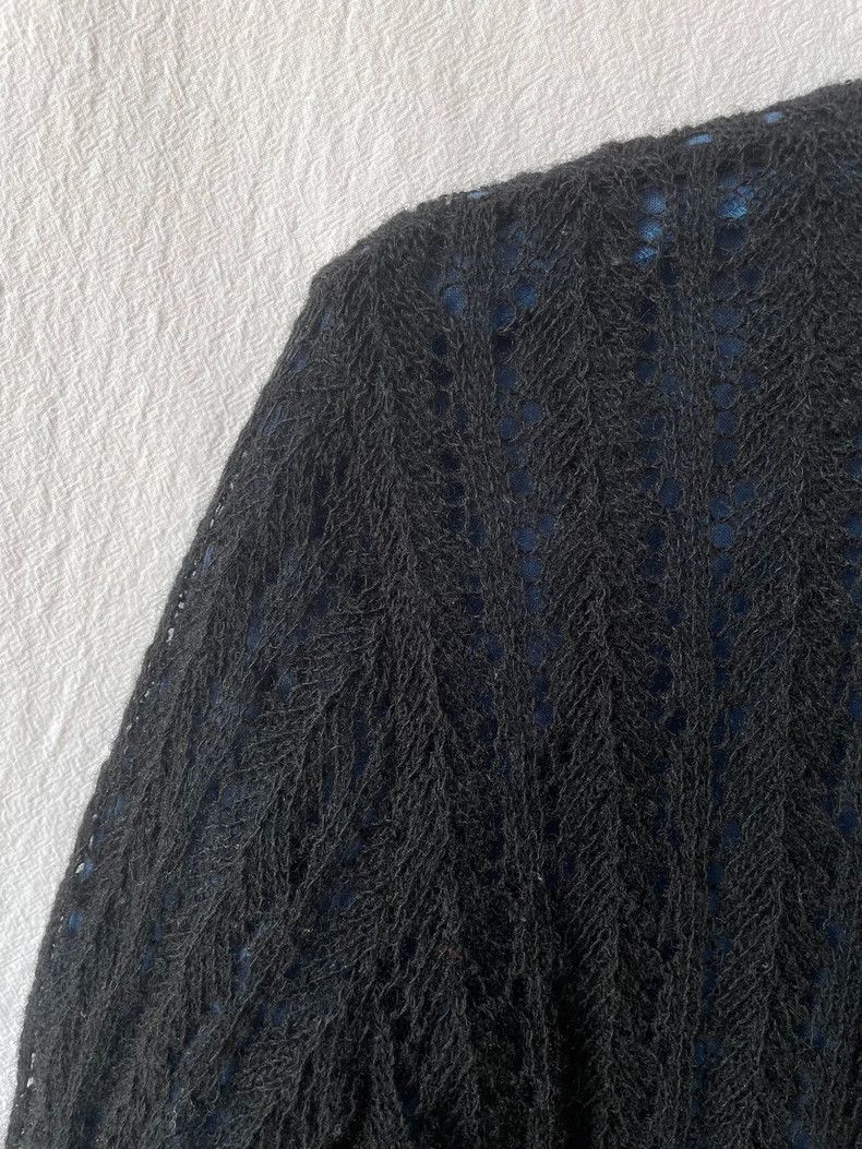 Comme des Garcons Comme Des Garcons size 均码 Black wool long-sleeve top knit Size S / US 4 / IT 40 - 7 Thumbnail