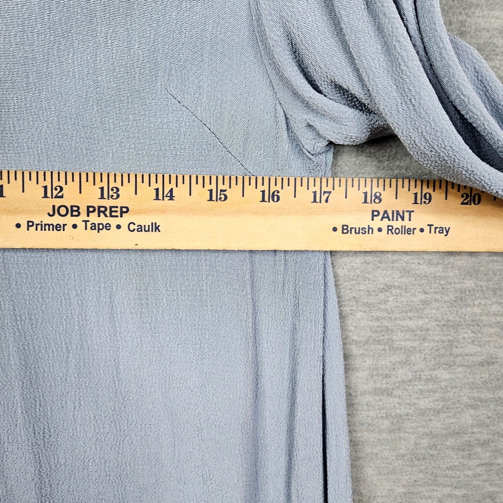 Vintage SAMSOE Aramss Women’s XS Mini Shift Dress Ldusty Blue Crew Neck Casual-Vest AA Size XS / US 0-2 / IT 36-38 - 3 Thumbnail