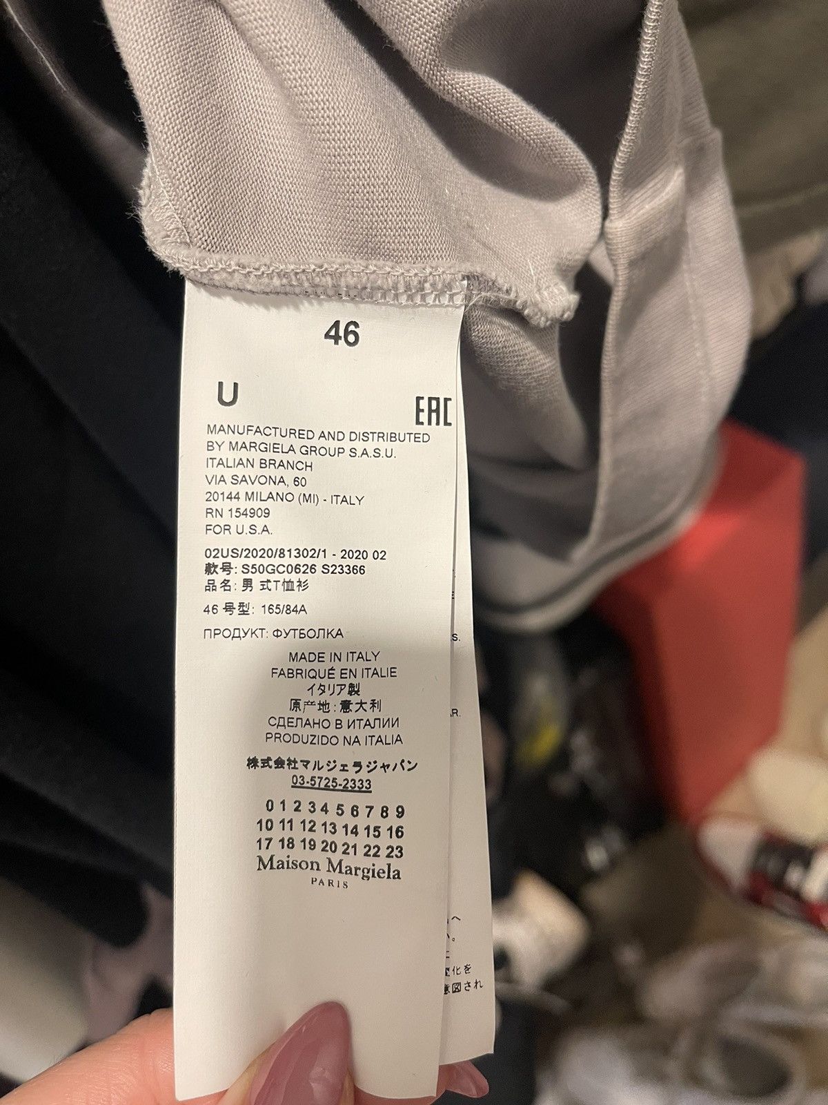 Designer × Maison Margiela Grey T-Shirt Size US S / EU 44-46 / 1 - 6 Thumbnail