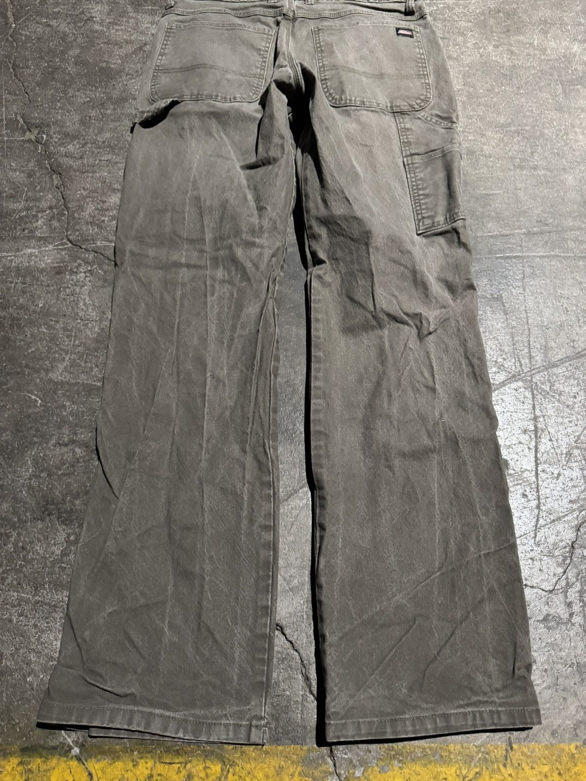 Dickies × Vintage Vintage Dickies Gray Carpenter Work Pants 34x34 Size US 34 / EU 50 - 10 Thumbnail