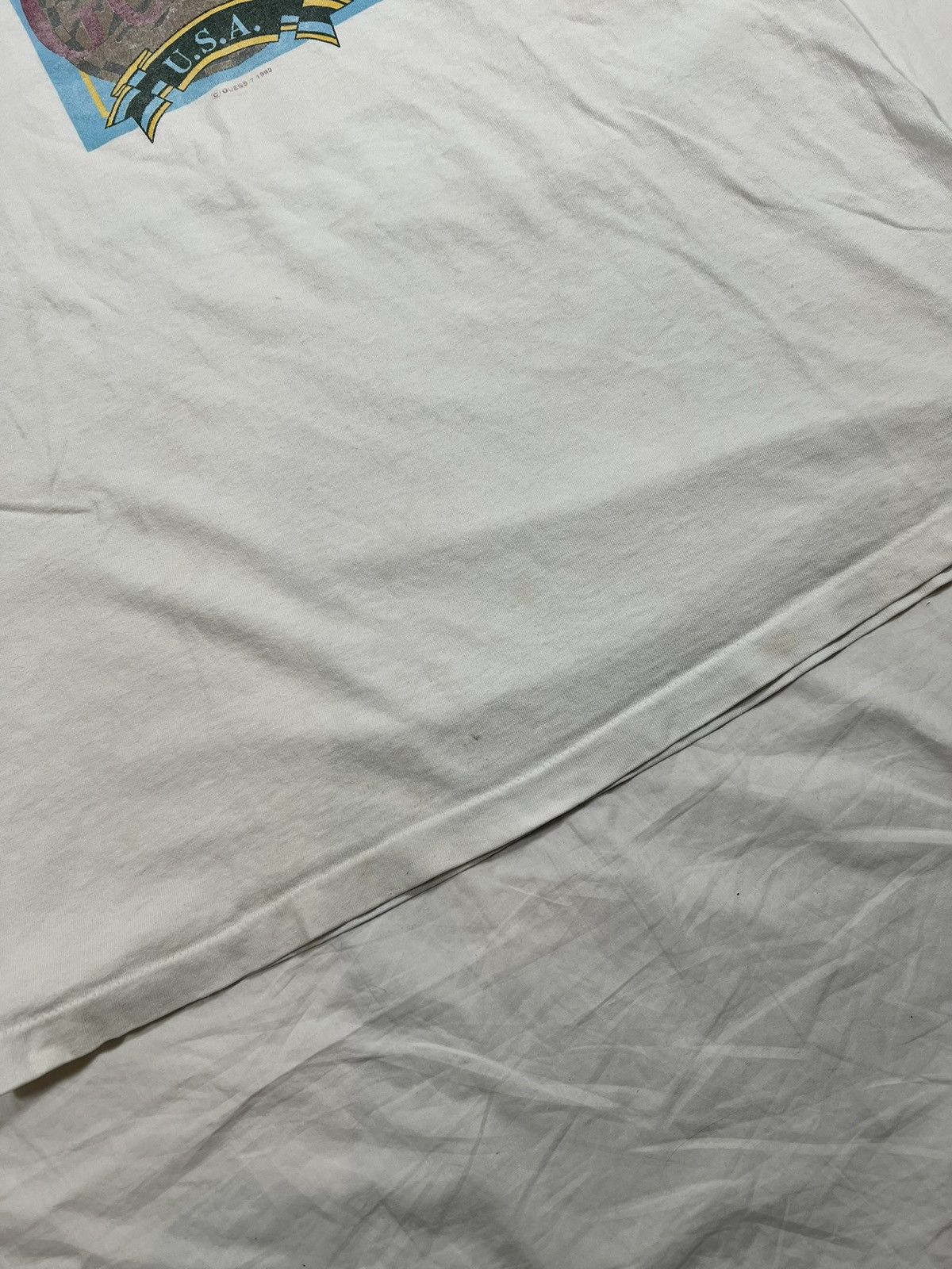 Guess Vintage 90s Guess Jeans Asap Rocky Style Single Stitch Tee Size US M / EU 48-50 / 2 - 3 Thumbnail
