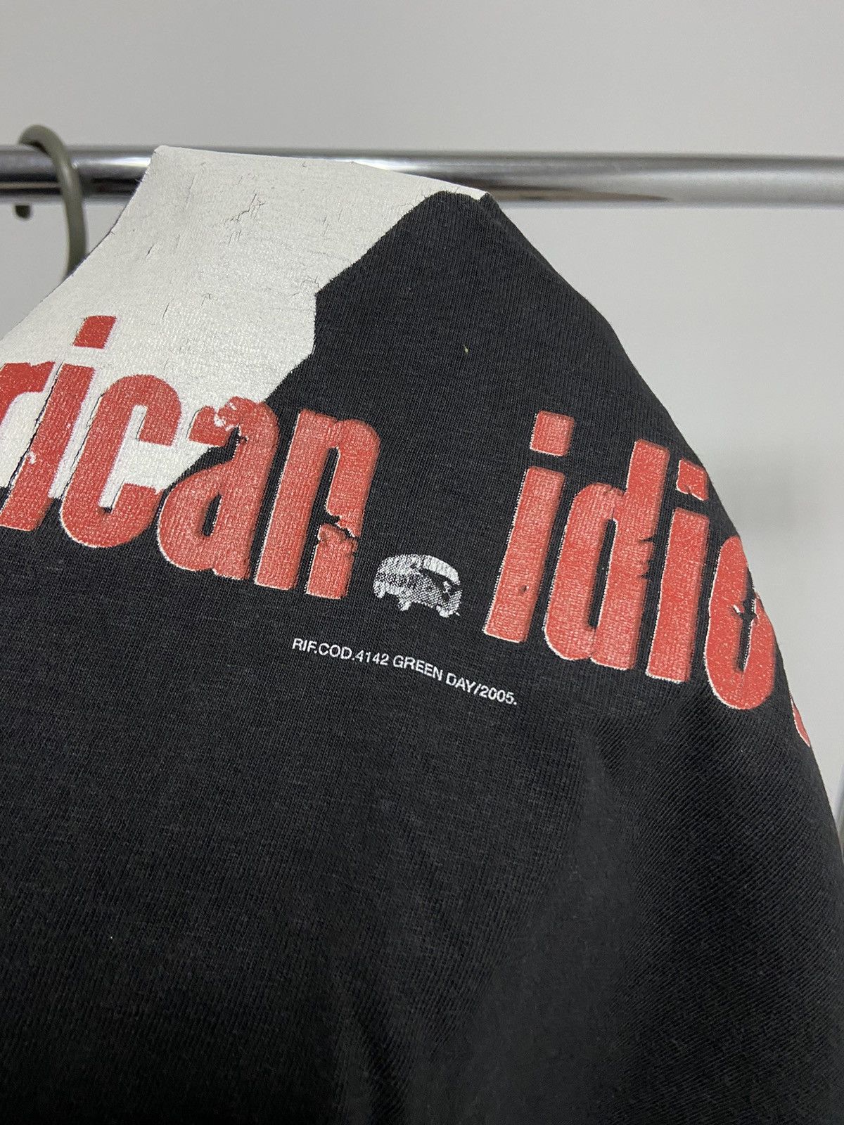 Green Day Vintage Big Logo T Shirt Rock American Idiot 2005