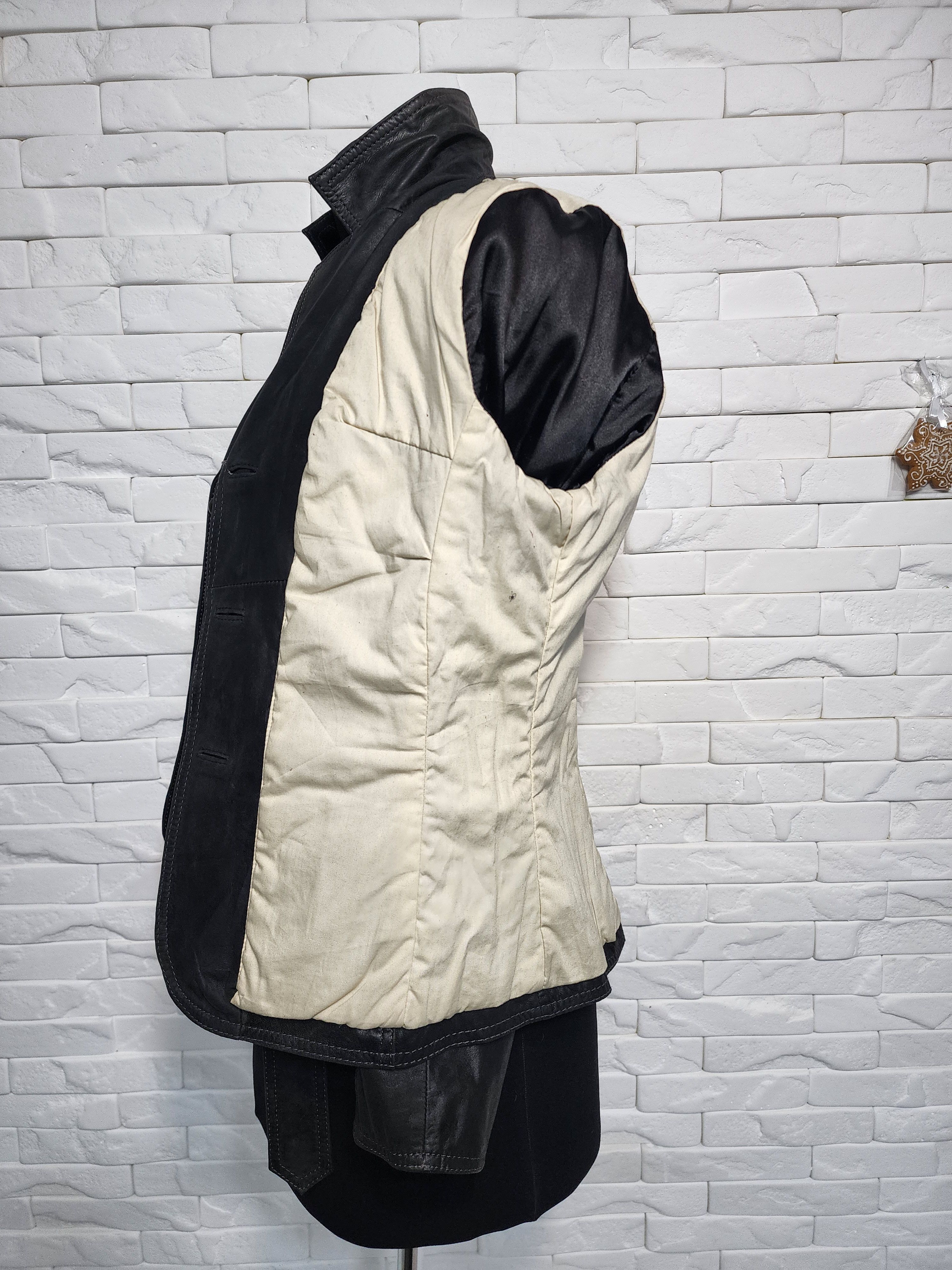 Gypsy Brown Leather Jacket: Women's Button-Up with Pockets Size M / US 6-8 / IT 42-44 - 9 Thumbnail