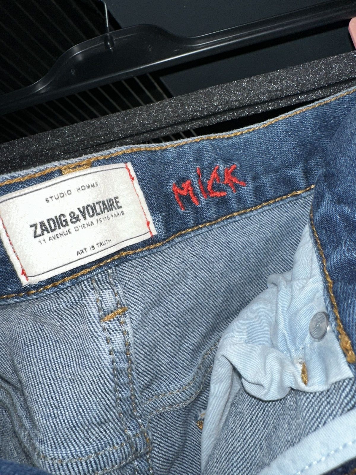 Zadig & Voltaire Jean Mick Size US 28 / EU 44 - 1 Thumbnail