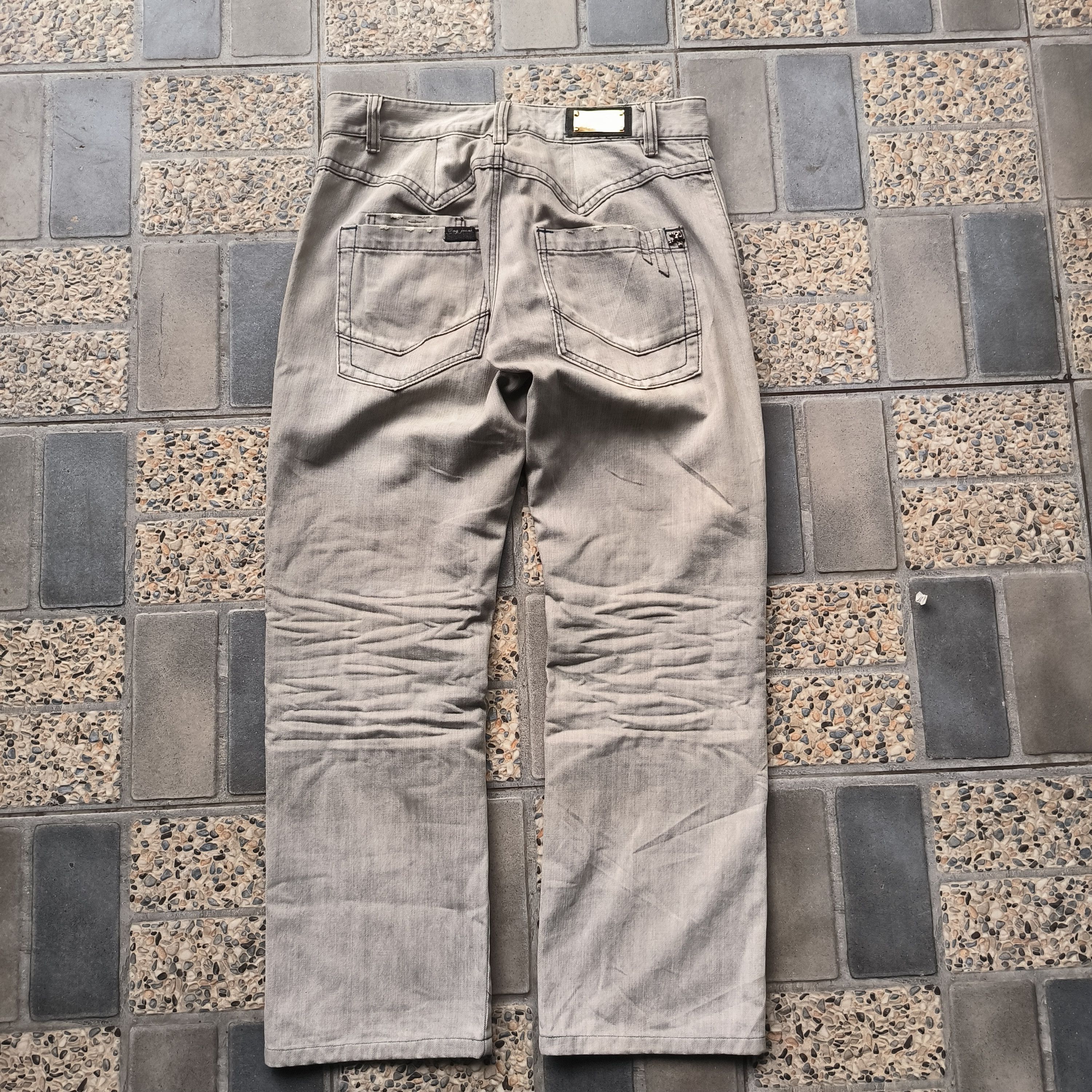 Japanese Brand Vintage 2000s ONG JEANS Size US 30 / EU 46 - 7 Thumbnail