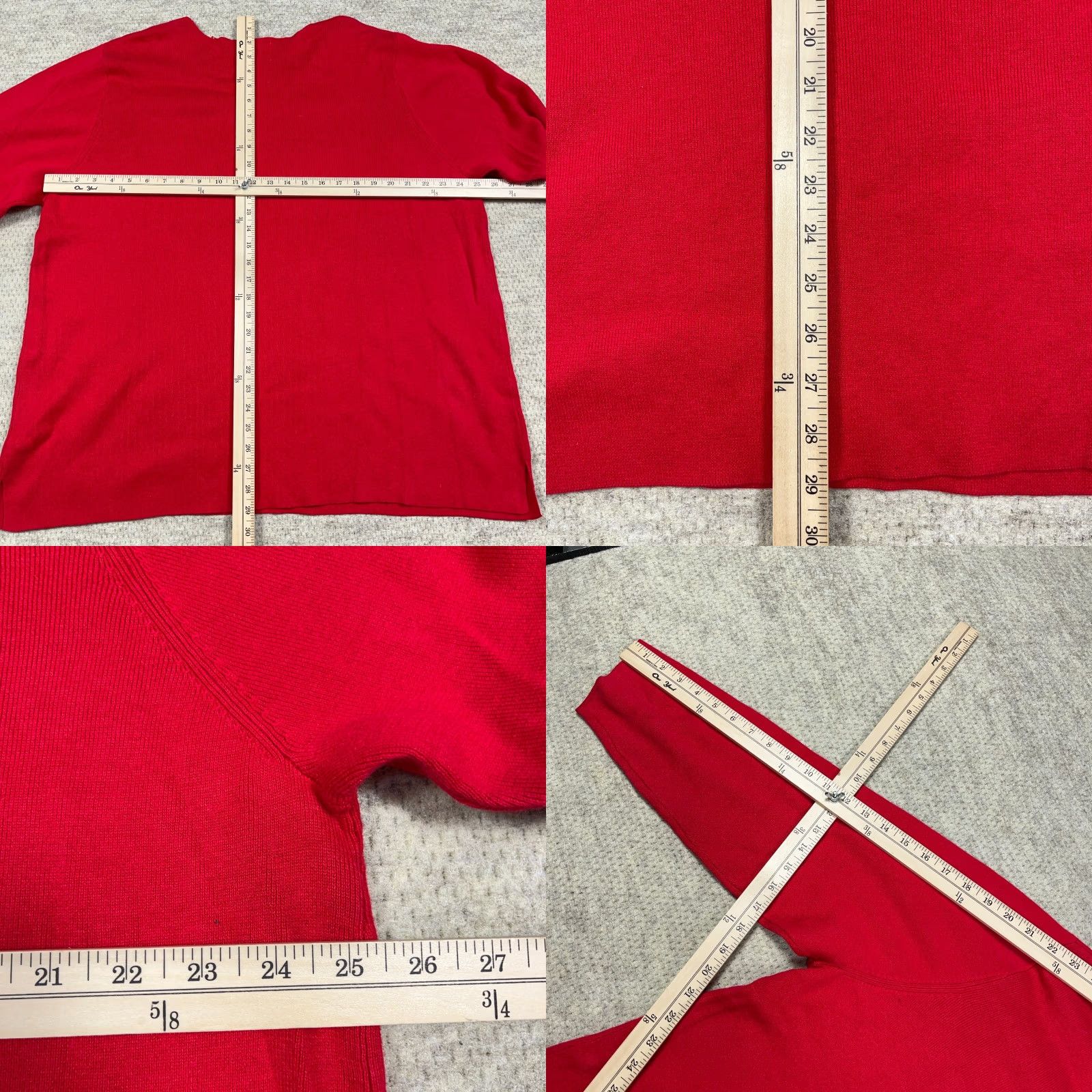 Quacker Factory Vintage Quacker Factory Sweater Women 2X Red Christmas Angels V Neck VTG Y2K Size XXL / US 16-18 / IT 52-54 - 8 Thumbnail