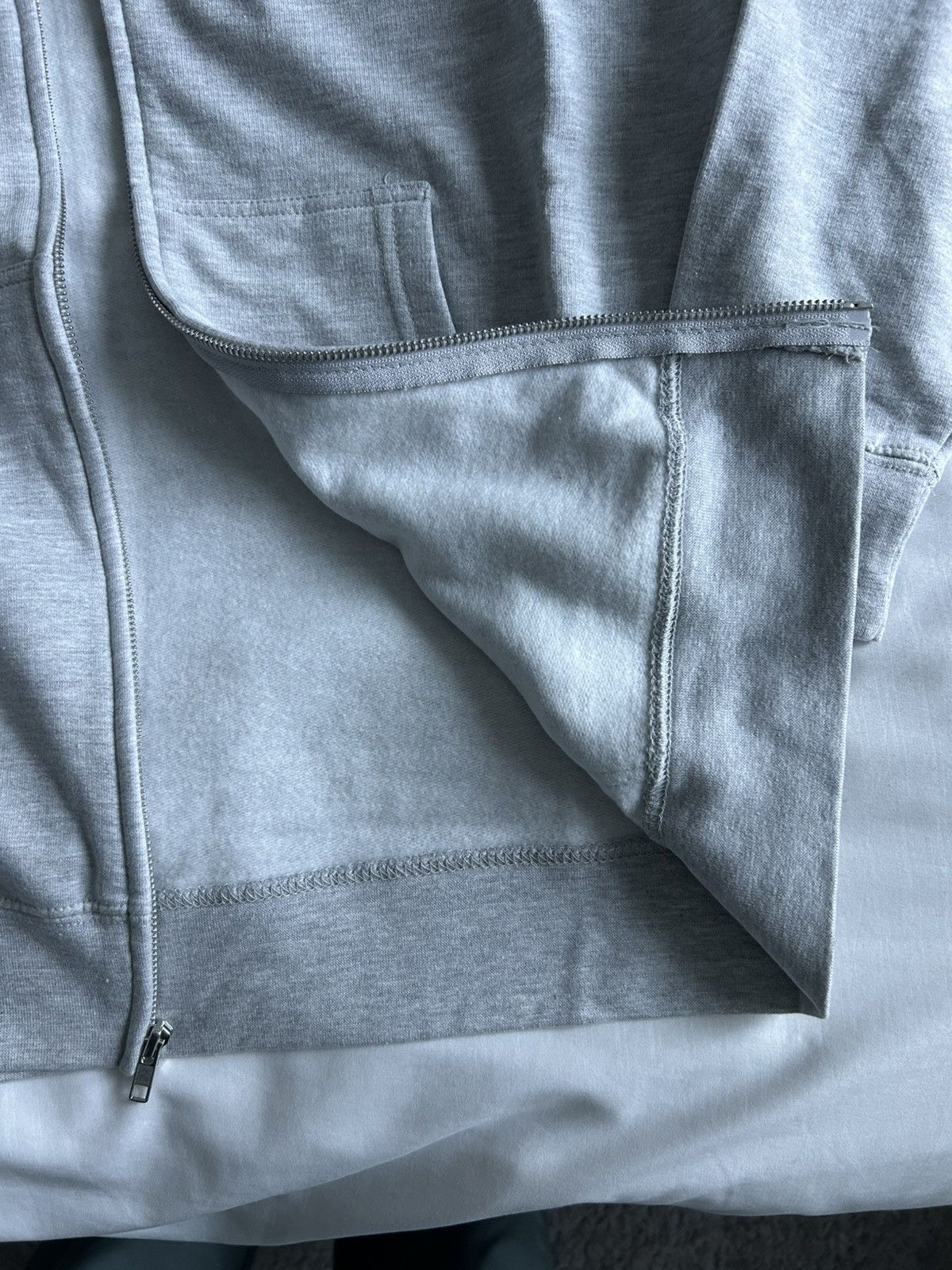 Anti Social Social Club Anti Social Social Club Zip Up Sweatshirt Grey/Electric USA Size US L / EU 52-54 / 3 - 6 Thumbnail
