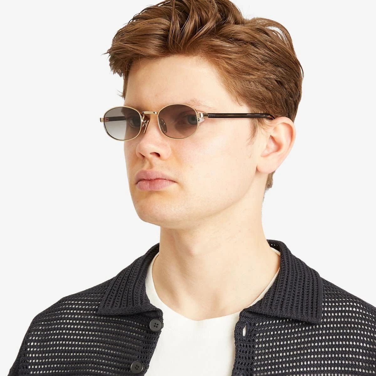 Prada Prada Women Sunglasses Oval PRB53S 1BC80K NEW AUTHENTIC Size ONE SIZE - 11 Thumbnail