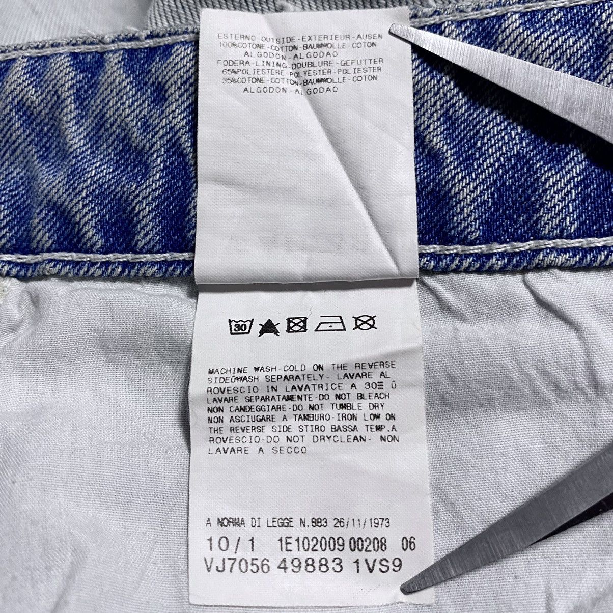Other J’s Exte Washed Blue Distressed Torn Jeans Denim Size 27" / US 4 / IT 40 - 19 Thumbnail